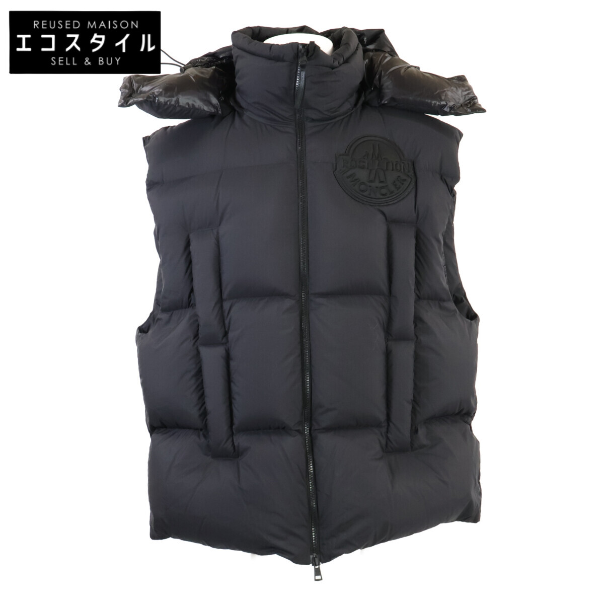 MONCLER モンク軌跡 【GENIUS】23年製 ×ROC NATION DESIGNED BY JAY-Z APUS 落ちこむより良い より良い   1 黒いこと メンズ 【中古】
