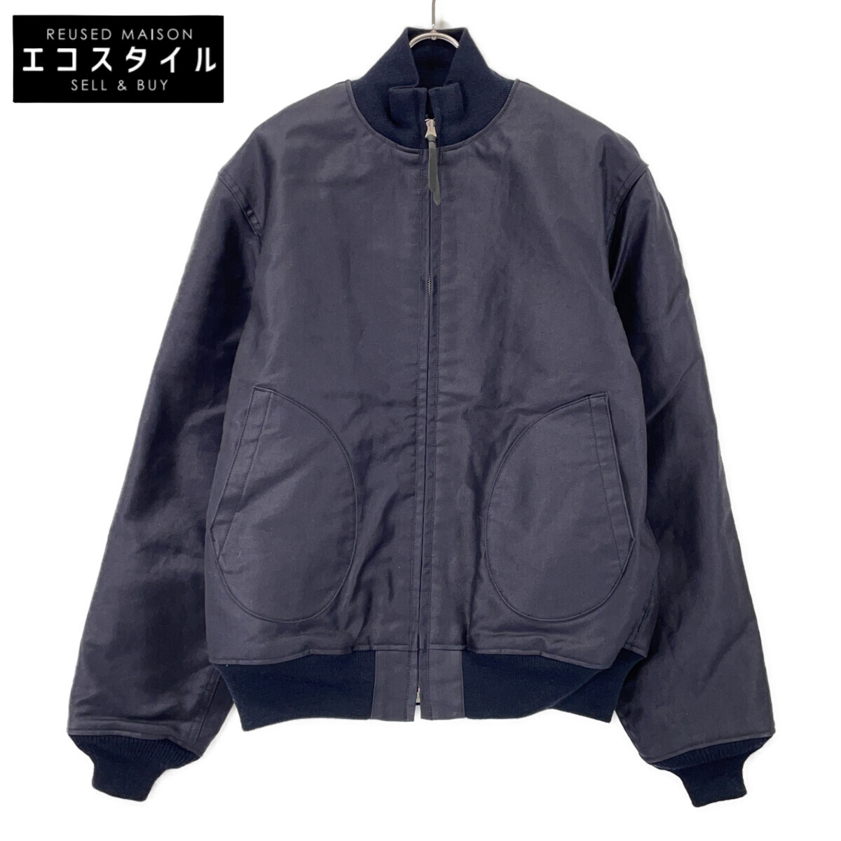 BUZZ RICKSON'S バズリクソンズ BR15579 ﾈｲﾋﾞｰ JACKET DECK ZIP CONTRACT 87533 ﾃﾞｯｷｼﾞｬｹｯﾄ ジャケット 40 ブラック メンズ 【中古】