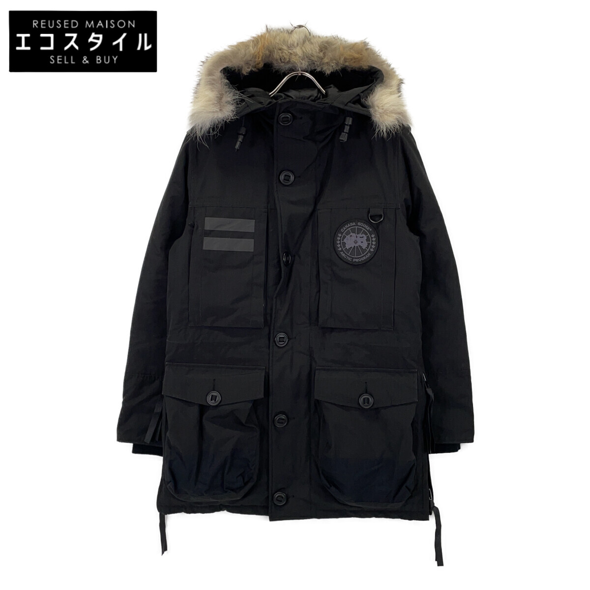 CANADA GOOSE カナダグース 【国内置き目（株）サザビー競技団体】9512MB MACCULLOCH PARKA マクローチパーカー 落ちこむ上衣 XS/TP 黒いこと メンズ 【中古】