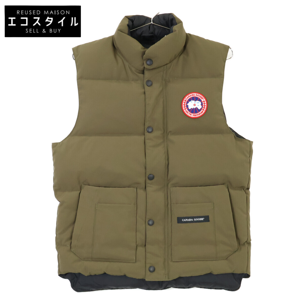 CANADA GOOSE カナダグース 4133JM GLADSTONE/グラッドストーン 落ちこむより良い より良い   XS カーキ メンズ 【中古】