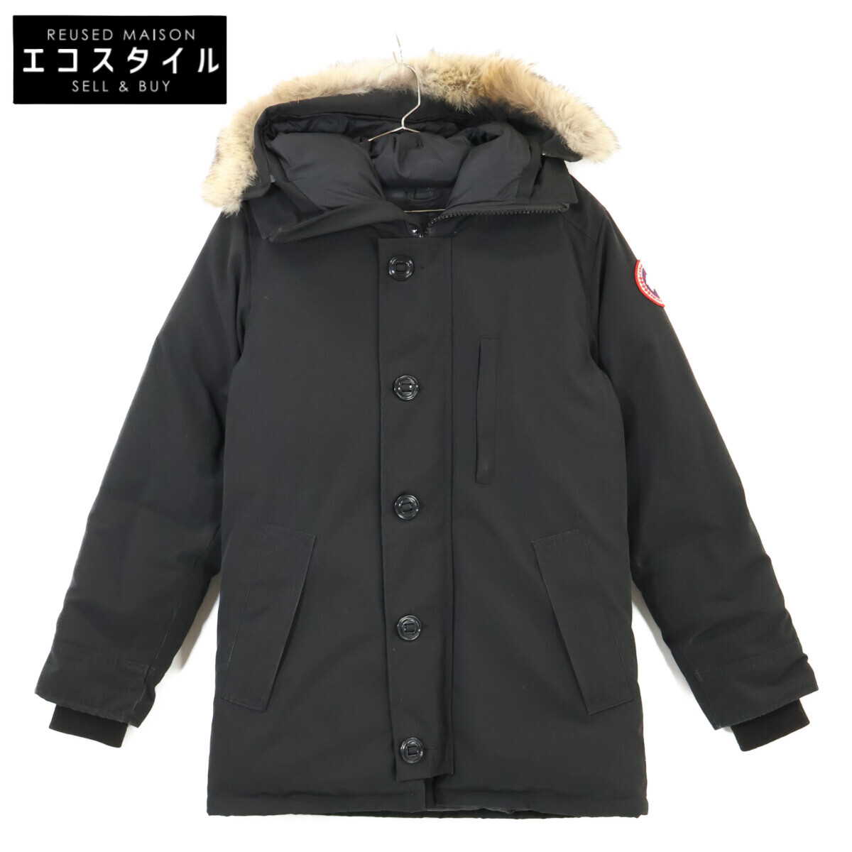 CANADA GOOSE カナダグース 3426JM CHATEAU PARKA/シャトーパーカ 上衣   S 黒いこと メンズ 【中古】