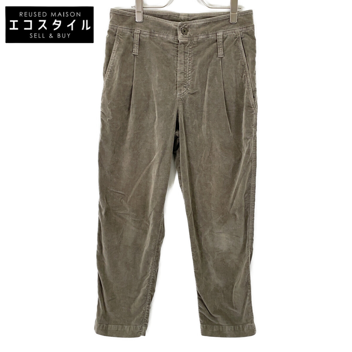 BRUNELLO CUCINELLI ブルネロクチネリ MA096P5273 ｸﾞﾚｰ ﾍﾞﾛｱﾀｯﾁﾊﾟﾝﾂ ボトムス 40 グレー レディース 【中古】