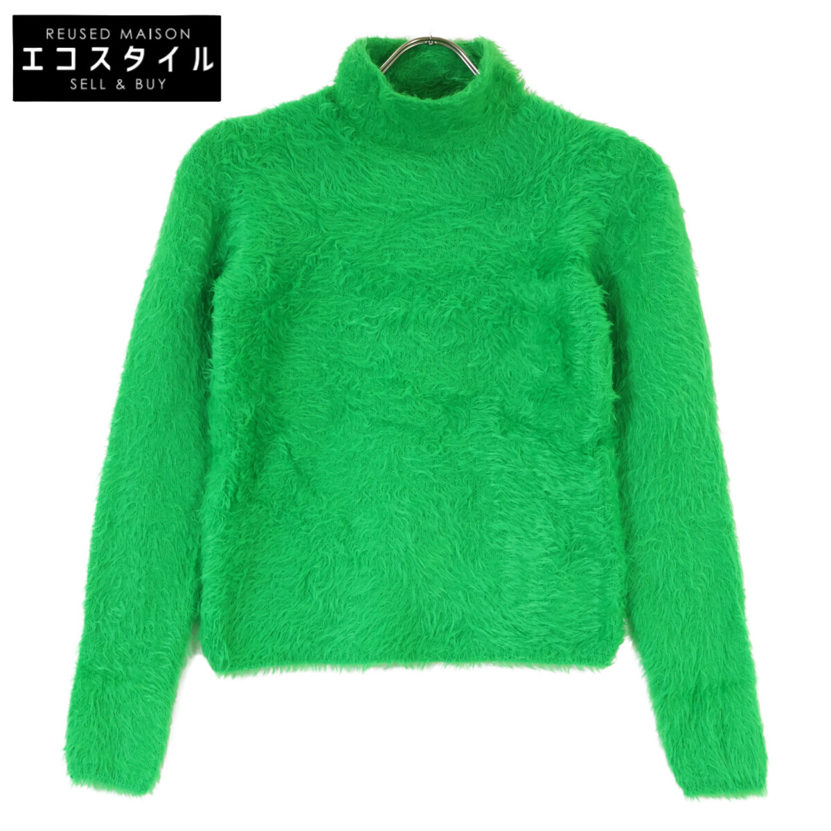 STELLA McCARTNEY ステラマッカートニー ｸﾞﾘｰﾝ 603914 ｼｬｷﾞｰﾆｯﾄｾｰﾀｰ トップス 38 グリーン レディース 【中古】