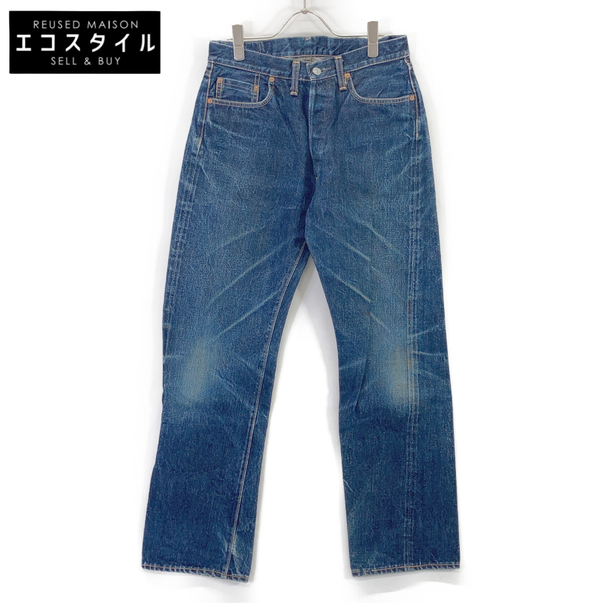 DENIME ドゥニーム インディゴ LOT755 デニムパンツ ボトムス W31L36 インディゴ メンズ 【中古】｜ブランドリユース エコスタイル