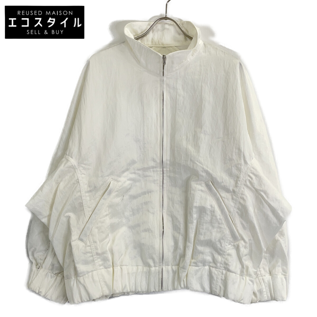 OVERCOAT オーバーコート 25SS S25J033PE ｳｲﾝﾄﾞﾌﾞﾚｰｶｰﾊﾟｰｶｰ ジャケット S ホワイト レディース 【中古】