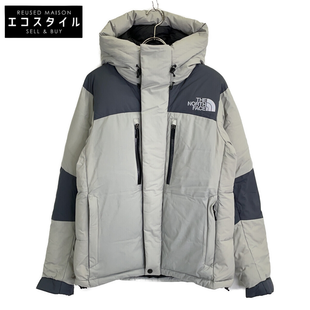 THE NORTH FACE 北の方人間の顔 ND92240 ｸﾞﾚｰ ﾊﾞﾙﾄﾛﾗｲﾄｼﾞｬｹｯﾄ 上衣 M 薄墨色 メンズ 【中古】 コート・ジャケット-メンズファッション