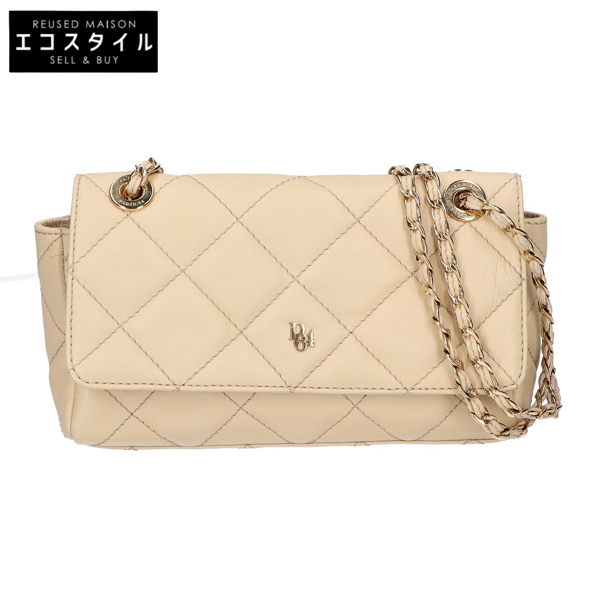 PARIS/64 パリ シックスティフォー 【美品】Mini Versailles Cream クロスボディバッグ ショルダーバッグ ベージュ レディース 【中古】