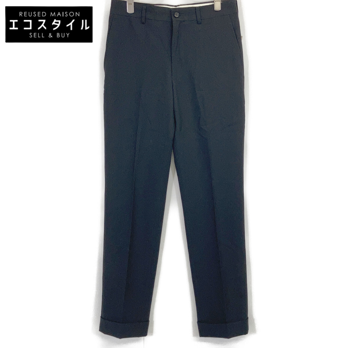 COMMEdesGARCONS HOMME PLUS コムデギャルソンオムプリュス 【美品】PR-P007 AD2006 羊毛 スラックス ボトムス SS 黒いこと メンズ 【中古】