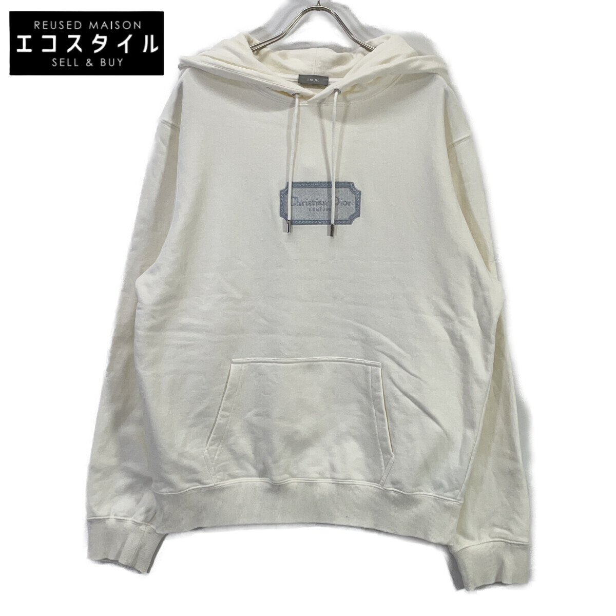 Christian Dior ディオール 243J691A0531 白いこと 23SS コットンパーカ トップス   L 白いこと メンズ 【中古】