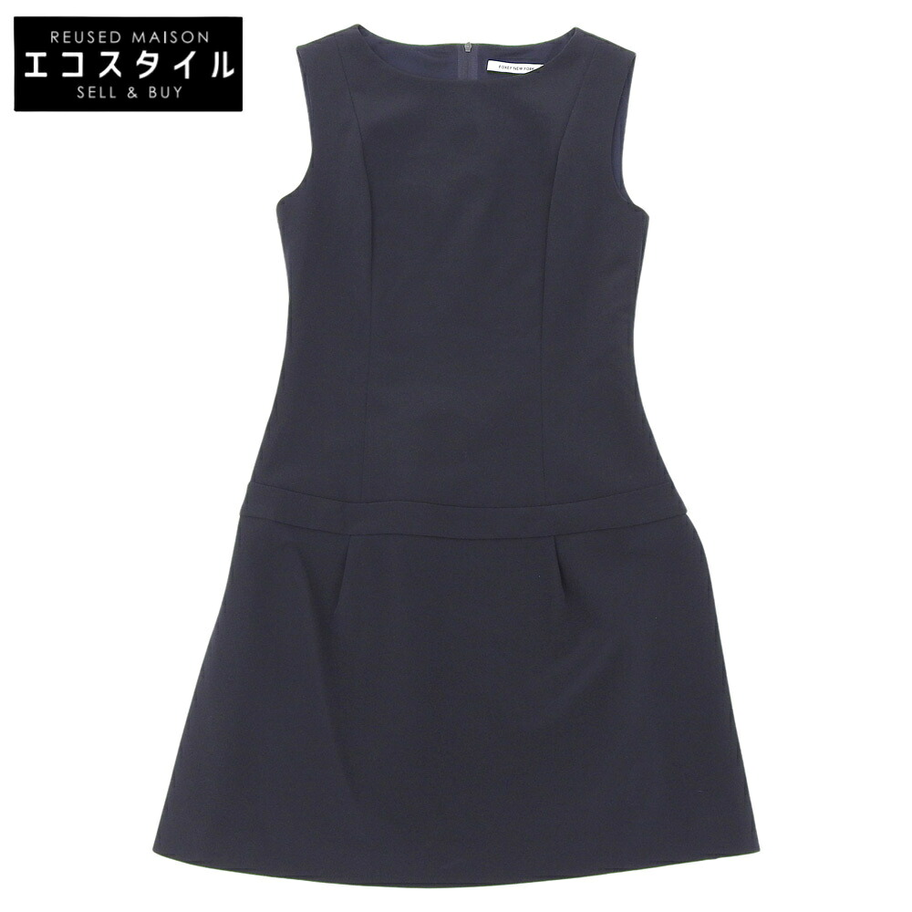 FOXEY NEW YORK フォクシーニューヨーク サブリナ ドレス ワンピース レディース ミッドナイトブルー 38 37710 ワンピース 38 ミッドナイトブルー レディース 【中古】