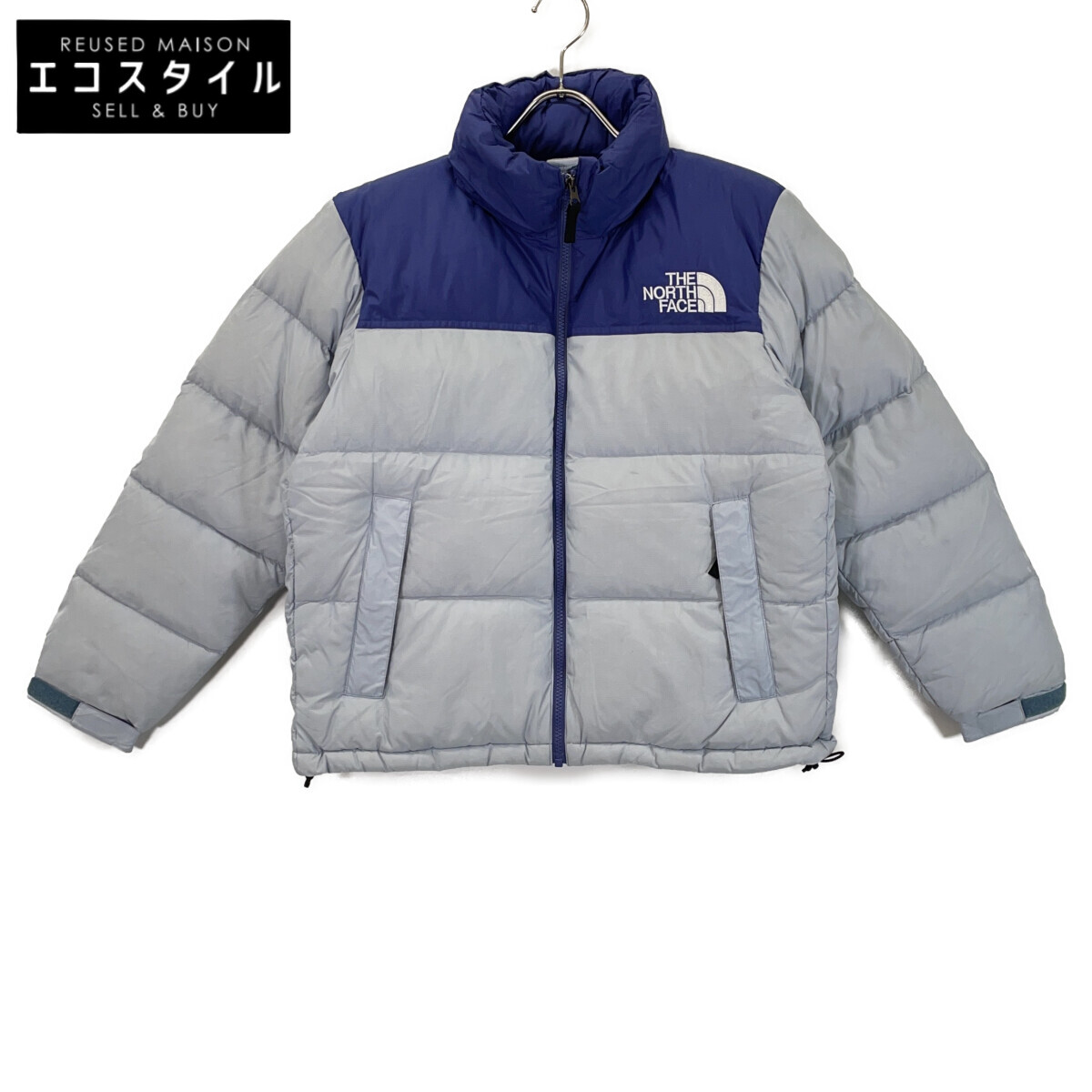 THE NORTH FACE ノースフェイス NDW92335 ﾌﾞﾙｰ ｼｮｰﾄﾇﾌﾟｼｼﾞｬｹｯﾄ ジャケット M ブルー レディース 【中古】