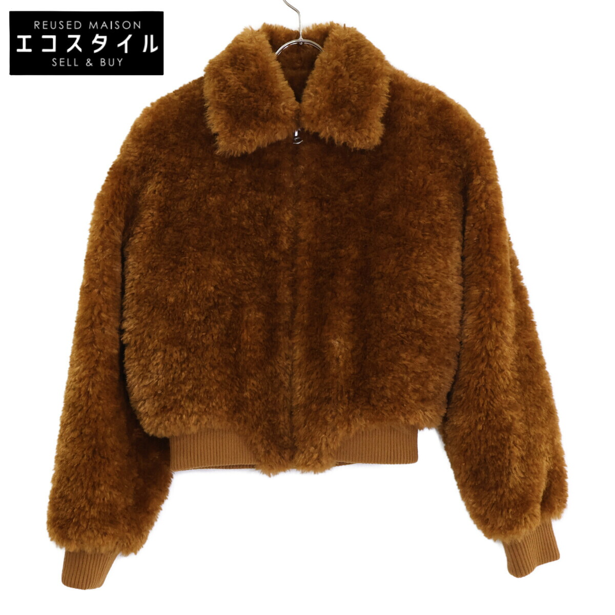 rag&bone ラグアンドボーン W2-W01163 ﾌﾞﾗｳﾝ HESPER FAUX FAR COAT ﾎﾞｱｼｮｰﾄｼﾞｬｹｯﾄ ジャケット XS ブラウン レディース 【中古】