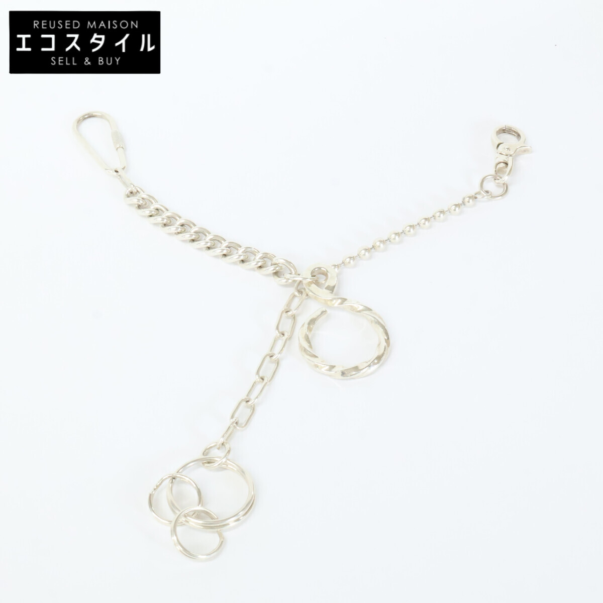 BRUNABOINNE ブルーナボイン 【美品】SILVER 925 ドリームホルダー キーリング シルバー メンズ 【中古】