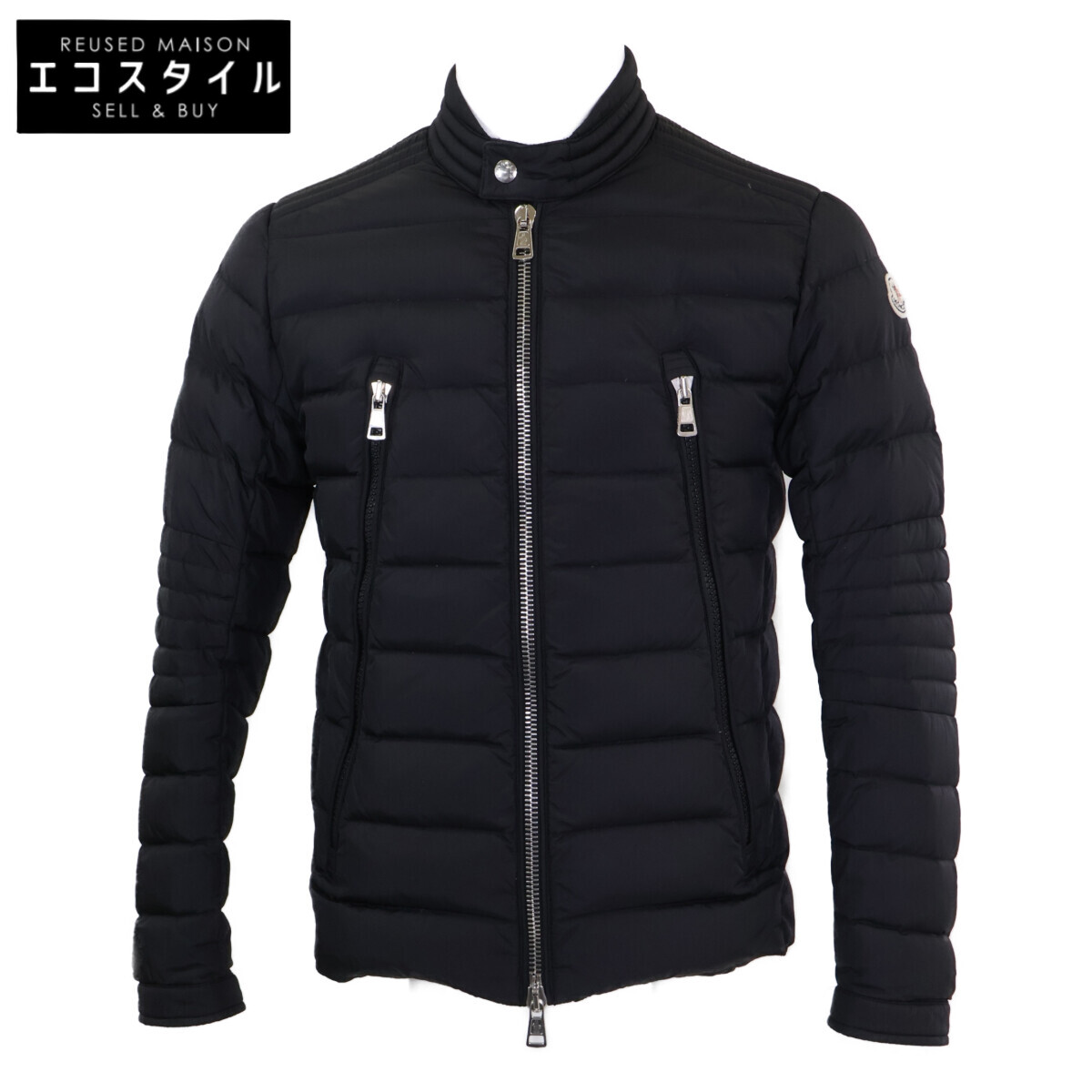MONCLER モンクレール 美品 ブラック AMIOT エミオット ダウンジャケット ジャケット O ブラック メンズ 【中古】