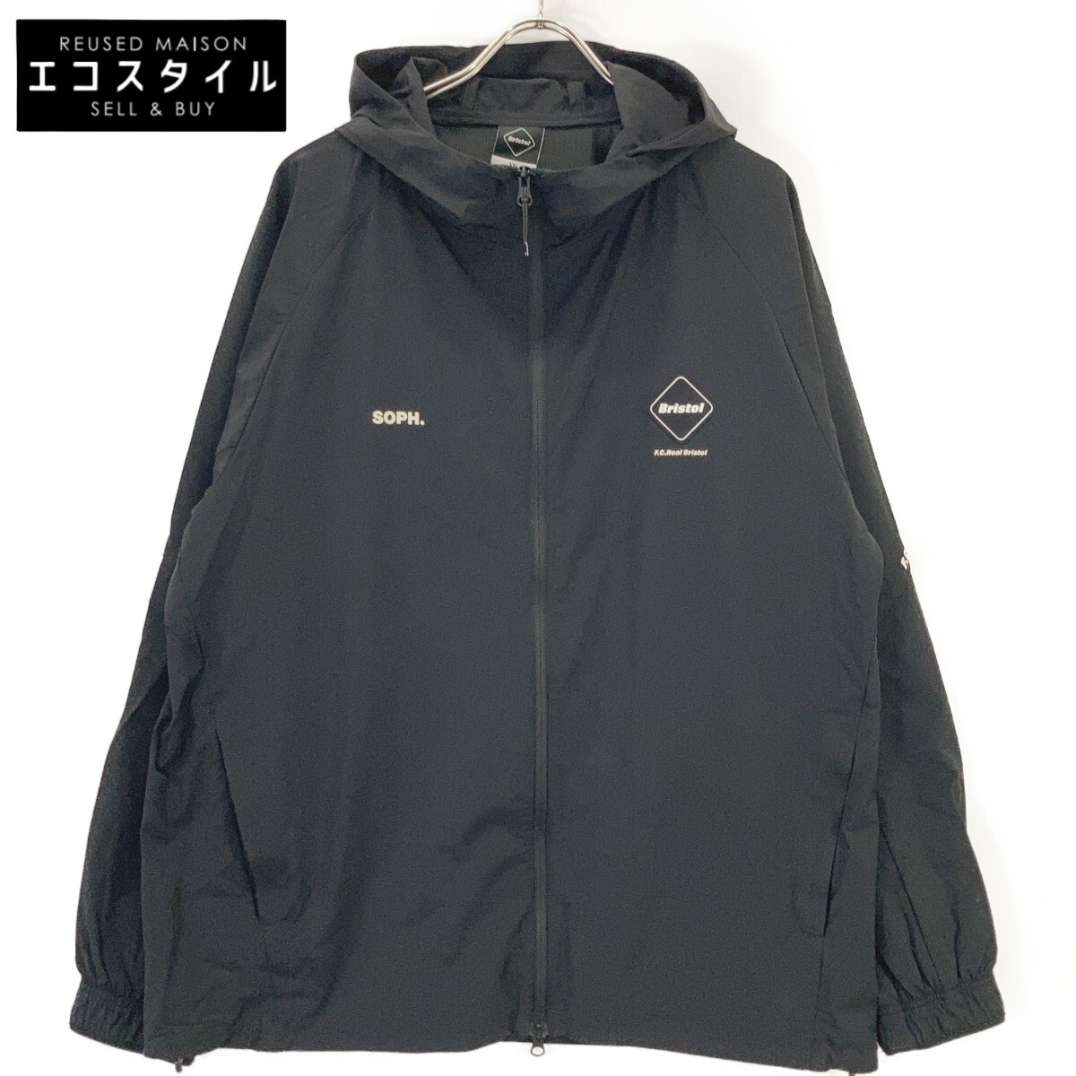 F.C.Real Bristol エフシーリアルブリストル 黒いこと 4WAY STRETCH VENTILATION JACKET 上衣   XXL 黒いこと メンズ 【中古】
