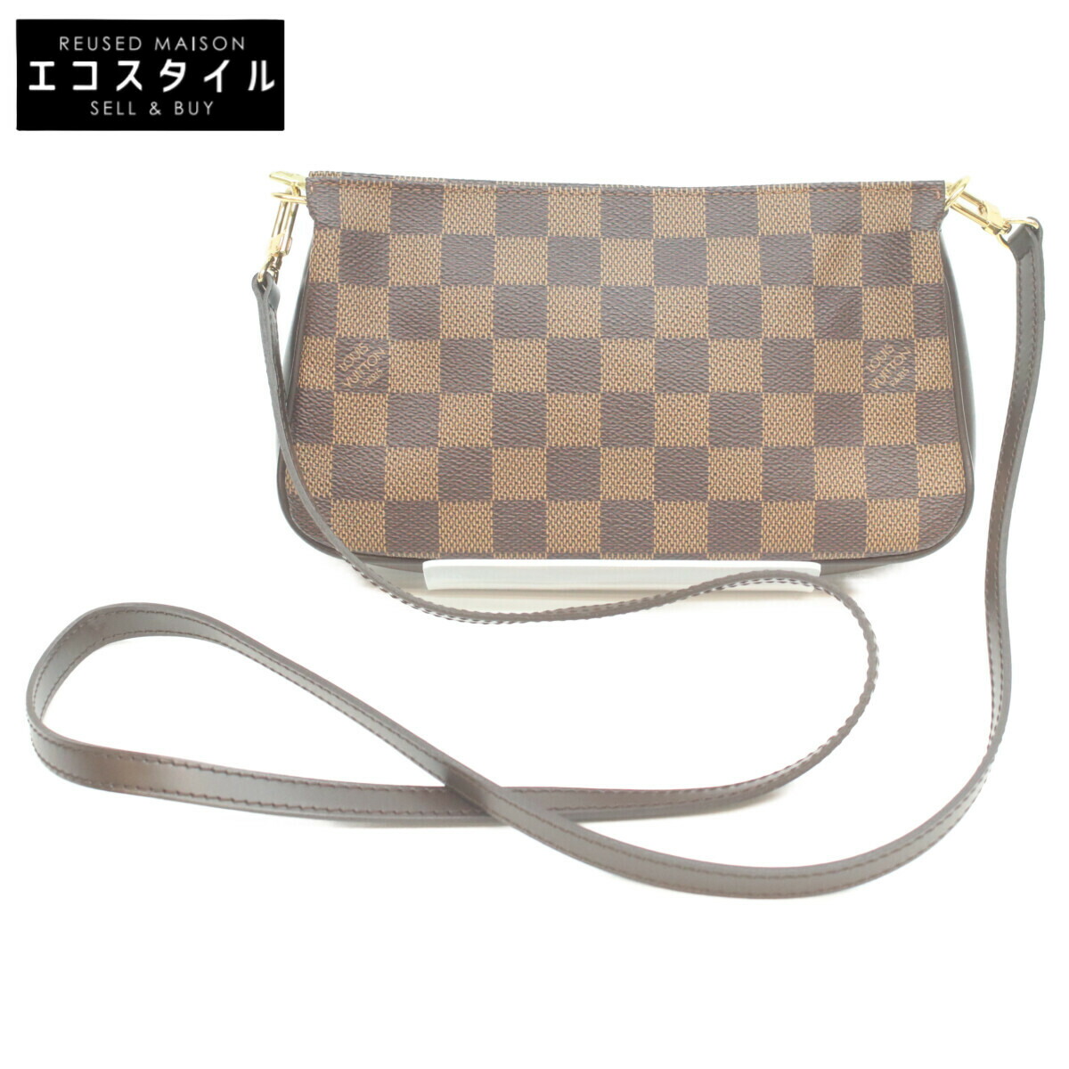 LOUIS VUITTON ルイヴィトン N41206 ﾀﾞﾐｴ ﾎﾟｼｪｯﾄｱｸｾｿﾜｰﾙ ショルダーバッグ ブラウン レディース 【中古】