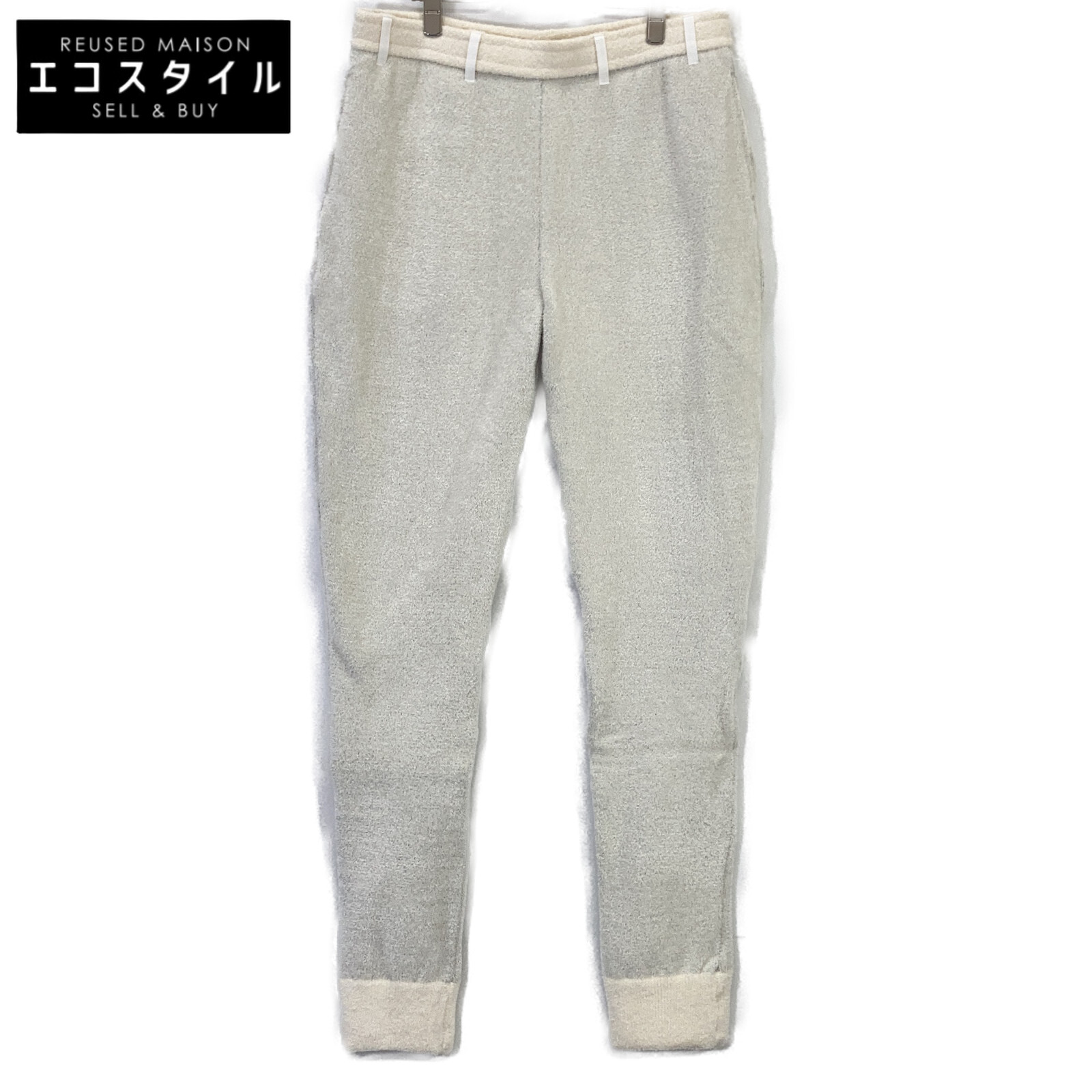 1piu1uguale3 ウノピゥウノウグァーレトレ 【GOLF】【×戸賀敬城】GRK058-POE447 白いこと SHAGGY RIB PANTS ズボン下 ボトムス   VI 白いこと メンズ 【中古】
