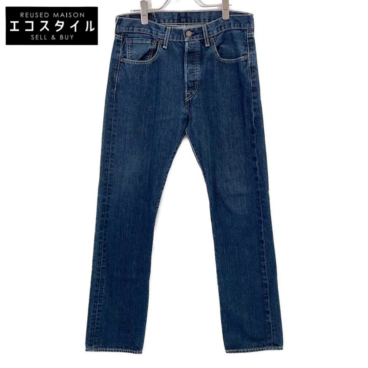 LEVI‘S リーバイス 501 ｲﾝﾃﾞｨｺﾞ ｽﾄﾚｰﾄﾊﾟﾝﾂ ボトムス 31 インディゴ メンズ 【中古】