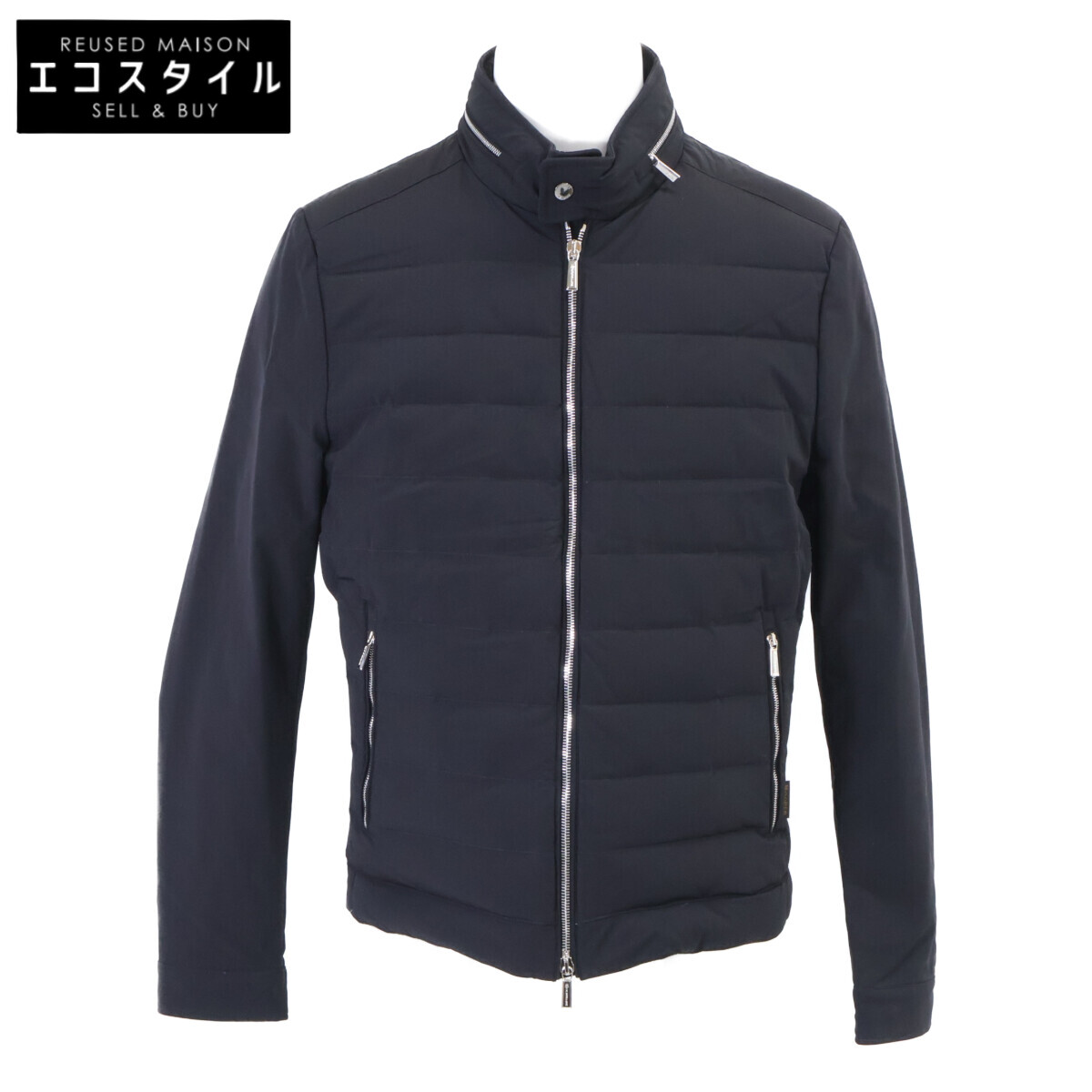 MOORER ムーレー 【美品】FILIPPO-KN Acquaシリーズ ダウンジャケット 52 ブラック メンズ 【中古】