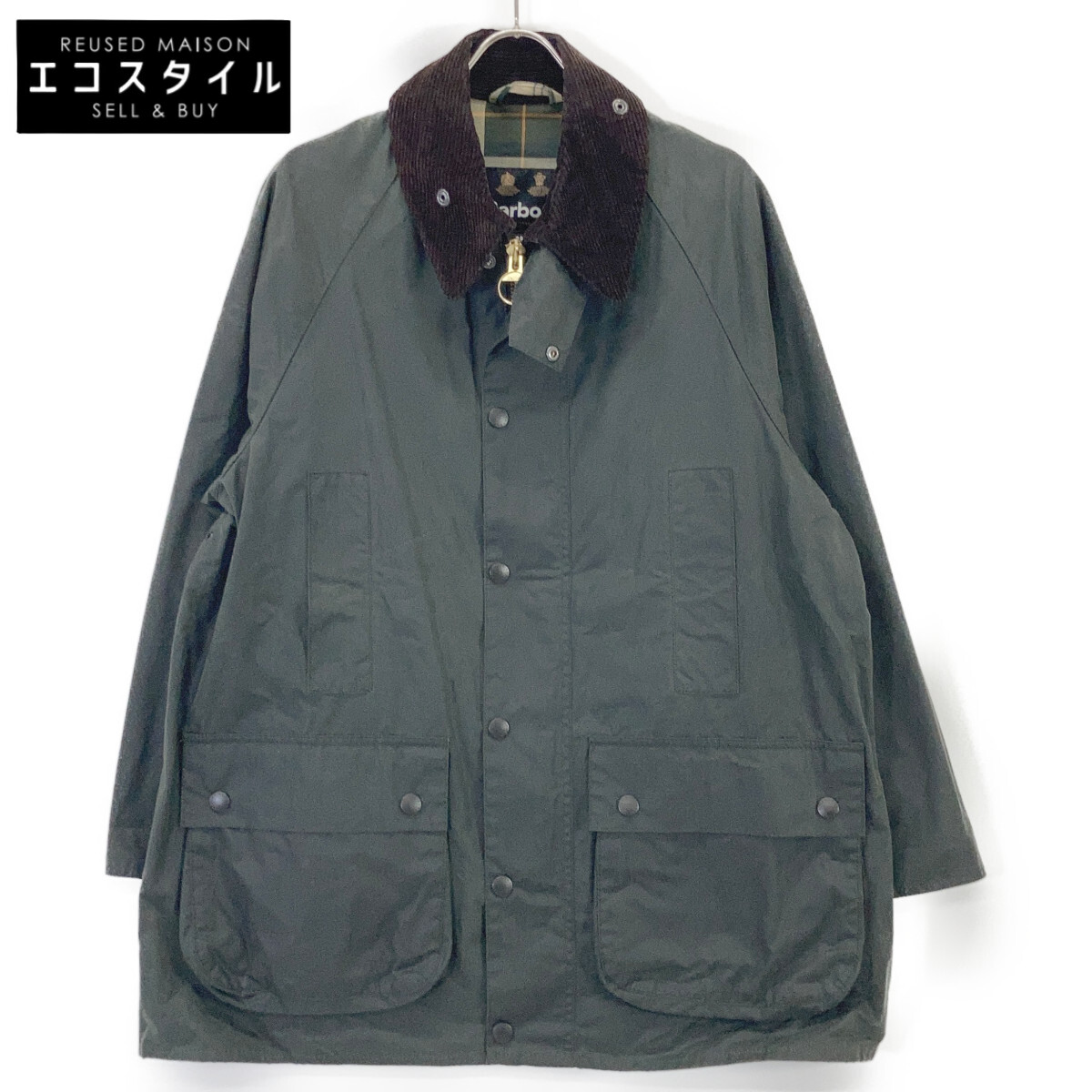Barbour バブアー 【Freaks store別注】22AW 222MWX2172 カーキ オイルドコットン OVER SIZE BEAUFORT 上衣   38 カーキ メンズ 【中古】
