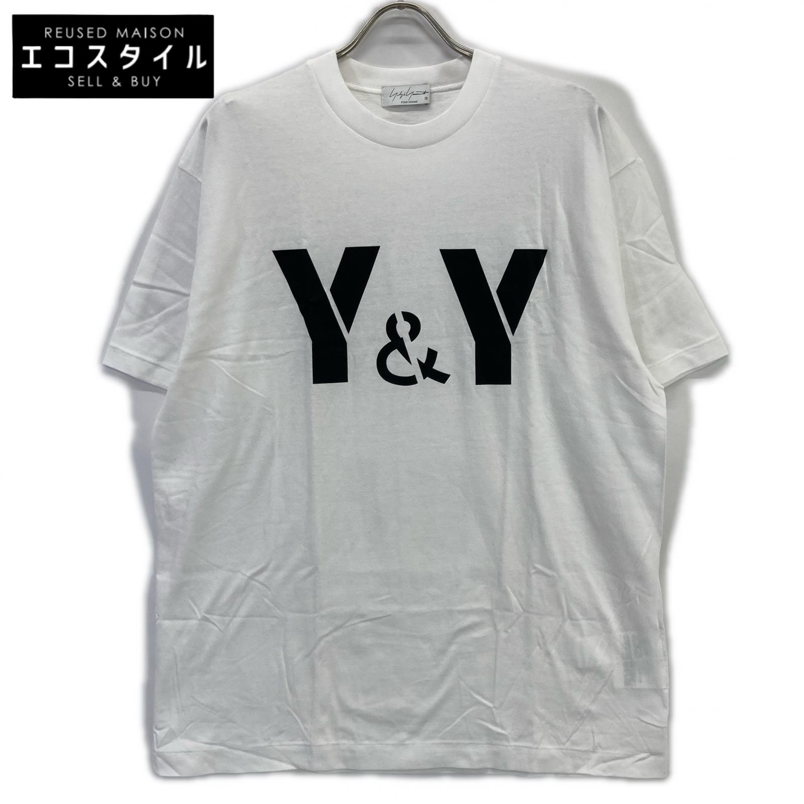 Yohji Yamamoto POUR HOMME ヨウジヤマモトプールオム HO-T77-087 白いこと 絵の具刷り上げるプルオーバー トップス   3 白いこと メンズ 【中古】