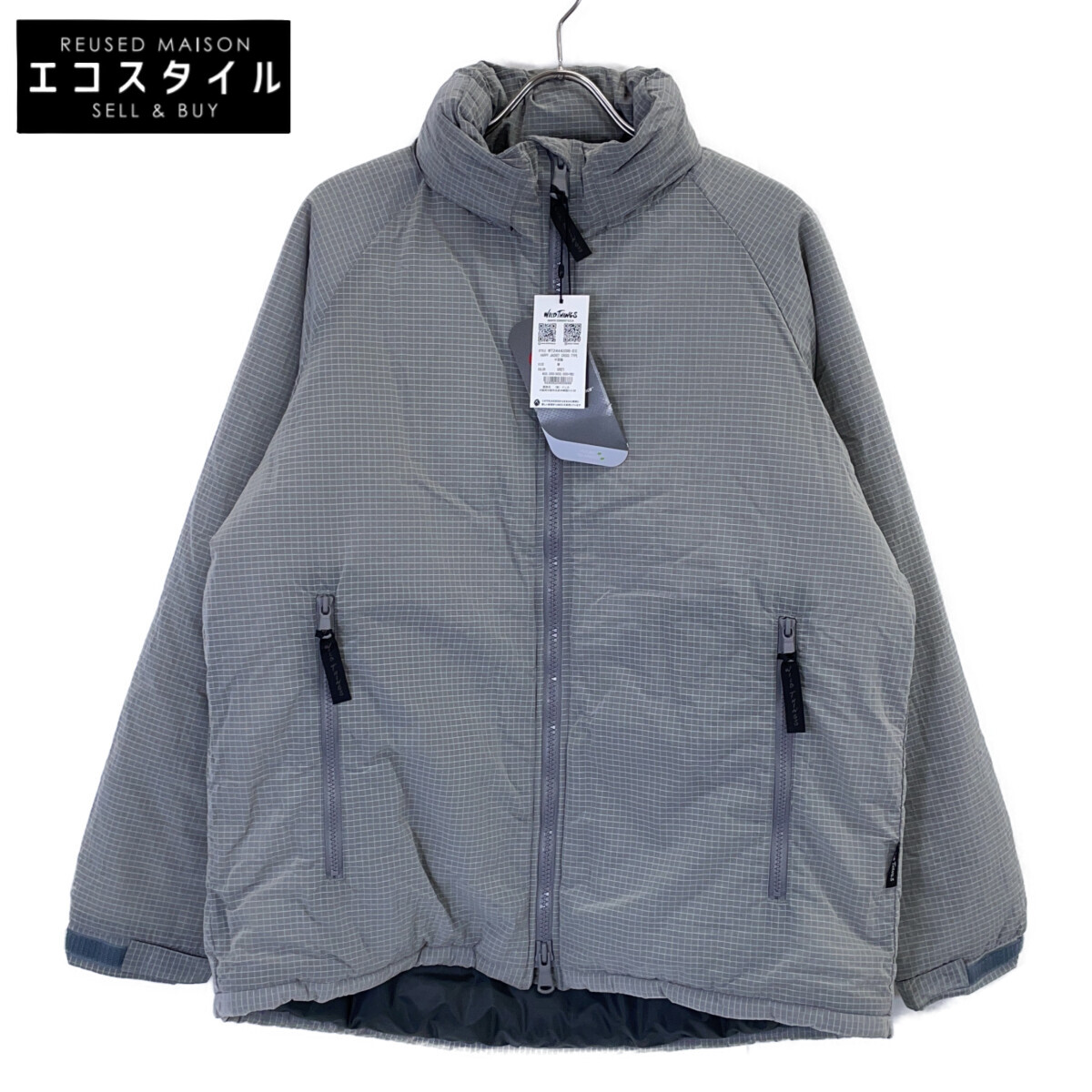 WILD THINGS ワイルドシングス WT24443SN-EC ｸﾞﾚｰ HAPPY JACKET CROSS TYPE ﾊｯﾋﾟｰｼﾞｬｹｯﾄ ｸﾛｽ ﾀｲﾌﾟ ジャケット M グレー メンズ 【中古】
