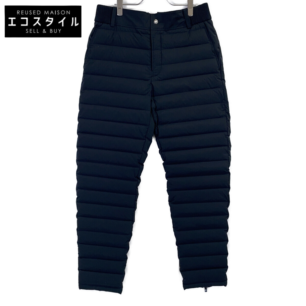 1piu1uguale3 ウノピゥウノウグァーレトレ 【GOLF】GRP113-POE429 ブラック DOWN BACK ZIP PANTS ダウンイージーパンツ ボトムス VII ブラック メンズ 【中古】|ブランドリユース エコスタイル