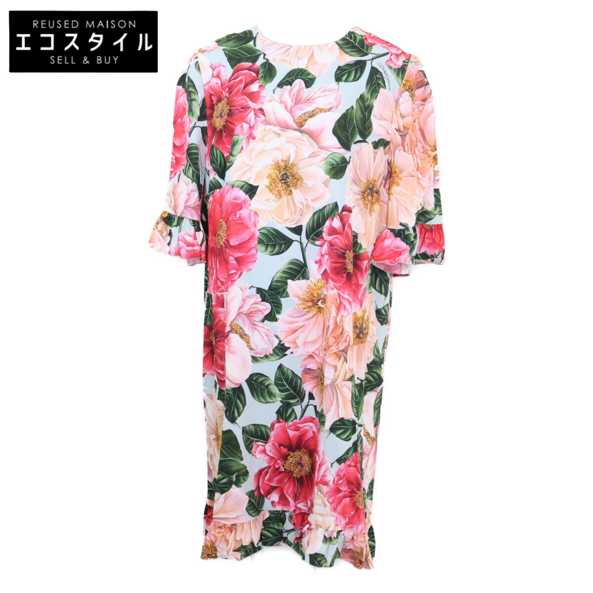 DOLCE\u0026GABBANA ドルチェアンドガッバーナ 【新品/国内置き目】G616XT FSRMU 御花刷り上げる 衣装 52 マルチ色合い レディース 【中古】