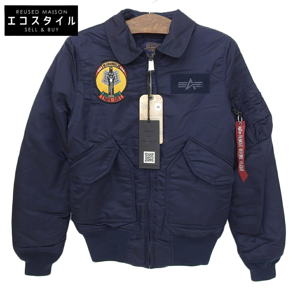 ALPHA INDUSTRIES アルファインダストリーズ 新品負けず劣らず STORM CRUISE JACKET 上衣 メンズ 米国海軍 XS 上衣   XS 米国海軍 メンズ 【中古】