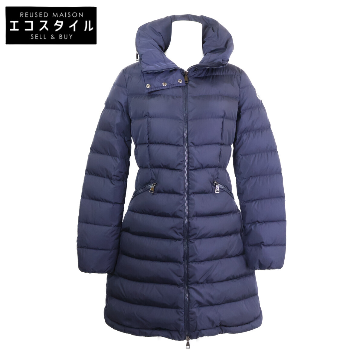 MONCLER モンク軌跡 美品 FLAMMETTE フラメッテ 落ち込む 厚地の外套   O 米国海軍 レディース 【中古】