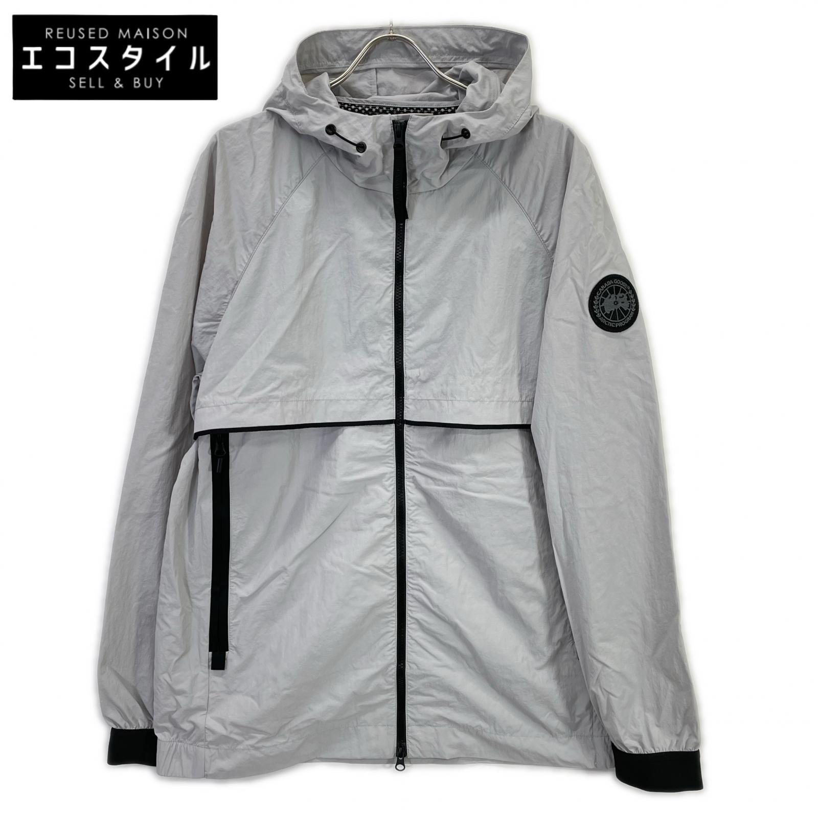 CANADA GOOSE カナダグース 2440MB Black Label Faber Hoodie/フェーバーフーディ 薄墨色 W-ZIP ナイロンフーディジャケット トップス   L 薄墨色 黒いこと メンズ 【中古】