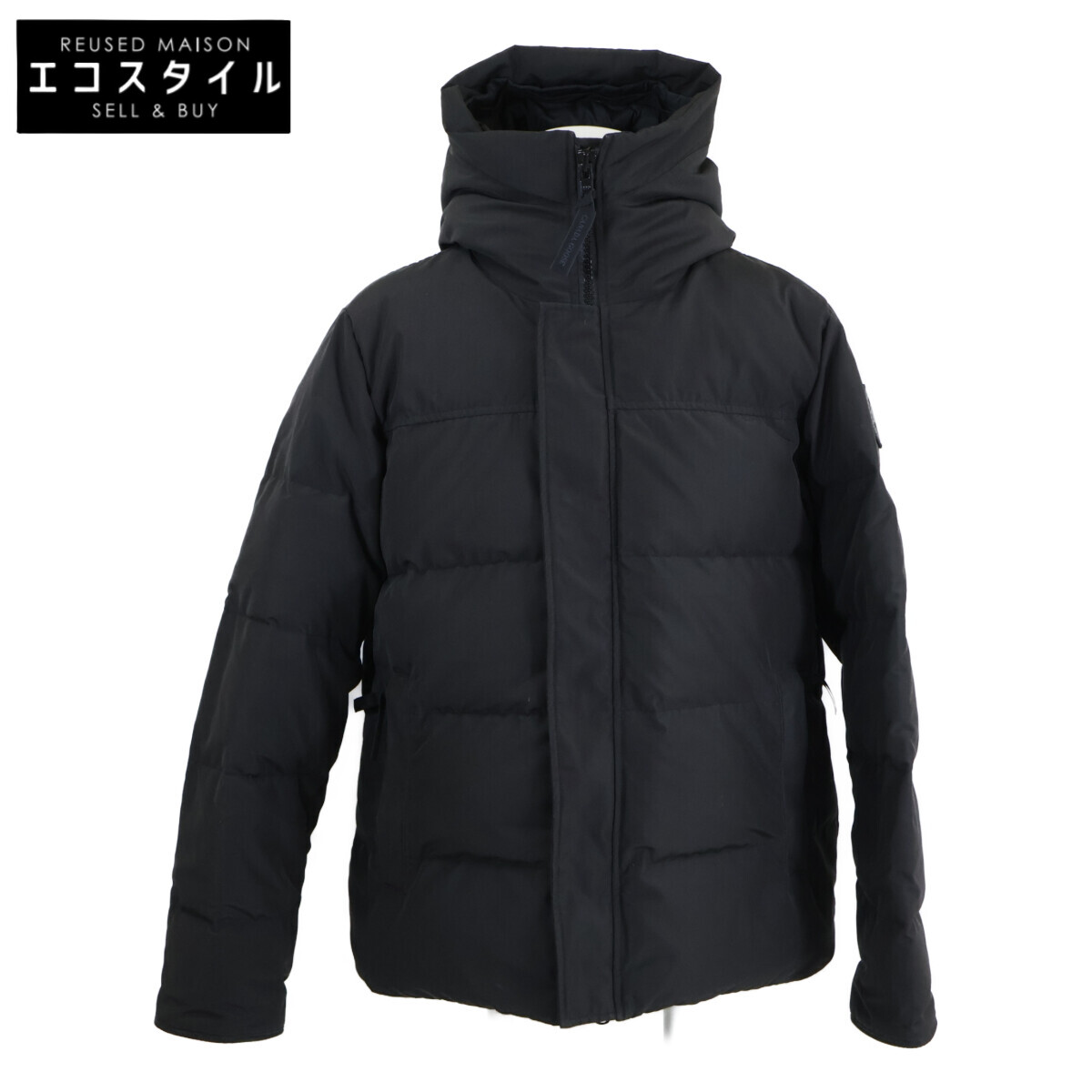 CANADA GOOSE カナダグース 【国内正規（株）カナダグースジャパン】2080MB MacMillan Parka Black Label マクミランパーカ ダウンジャケット XL ブラック メンズ 【中古】