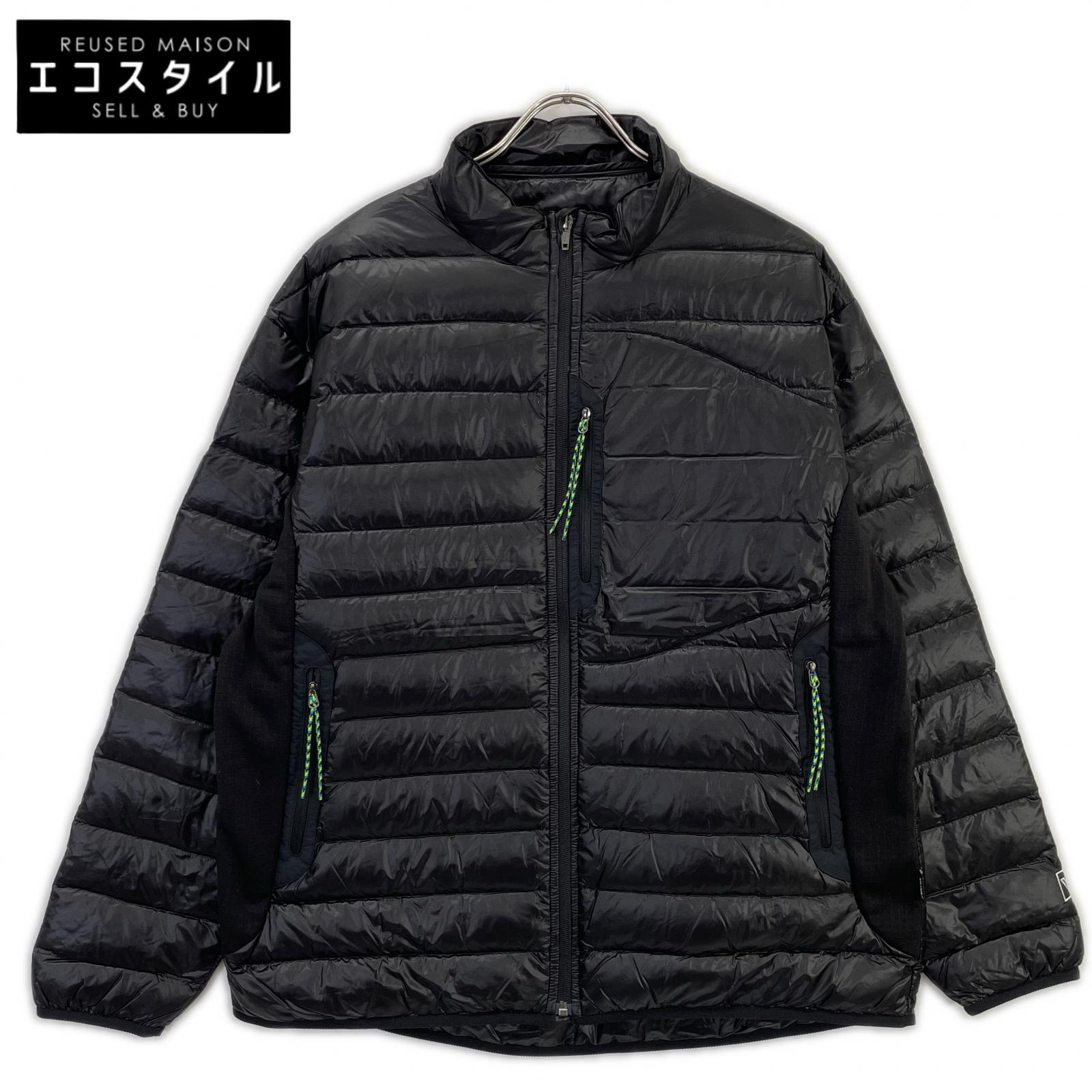 NANGA ナンガ 【×WHIZLIMITED】黒いこと DOWN SWEATER 落ちこむ上衣 上衣   L 黒いこと メンズ 【中古】