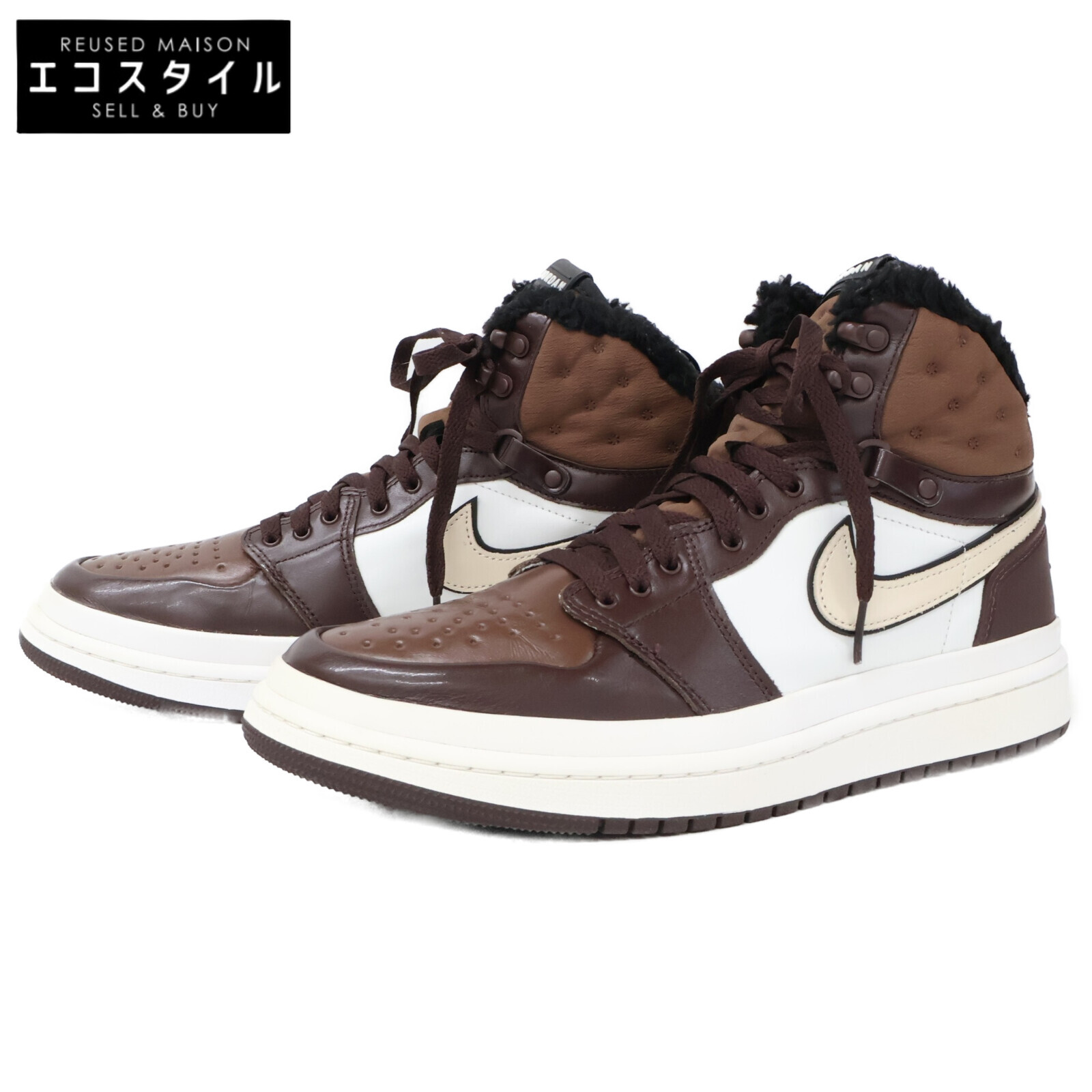 NIKE ナイキ DC7723ー200 Air Jordan 1 High Acclimate エアジョーダン1 御機嫌 アクリメイト ハイカットスニーカー シューズ 28.5 Brown Basalt メンズ 【中古】