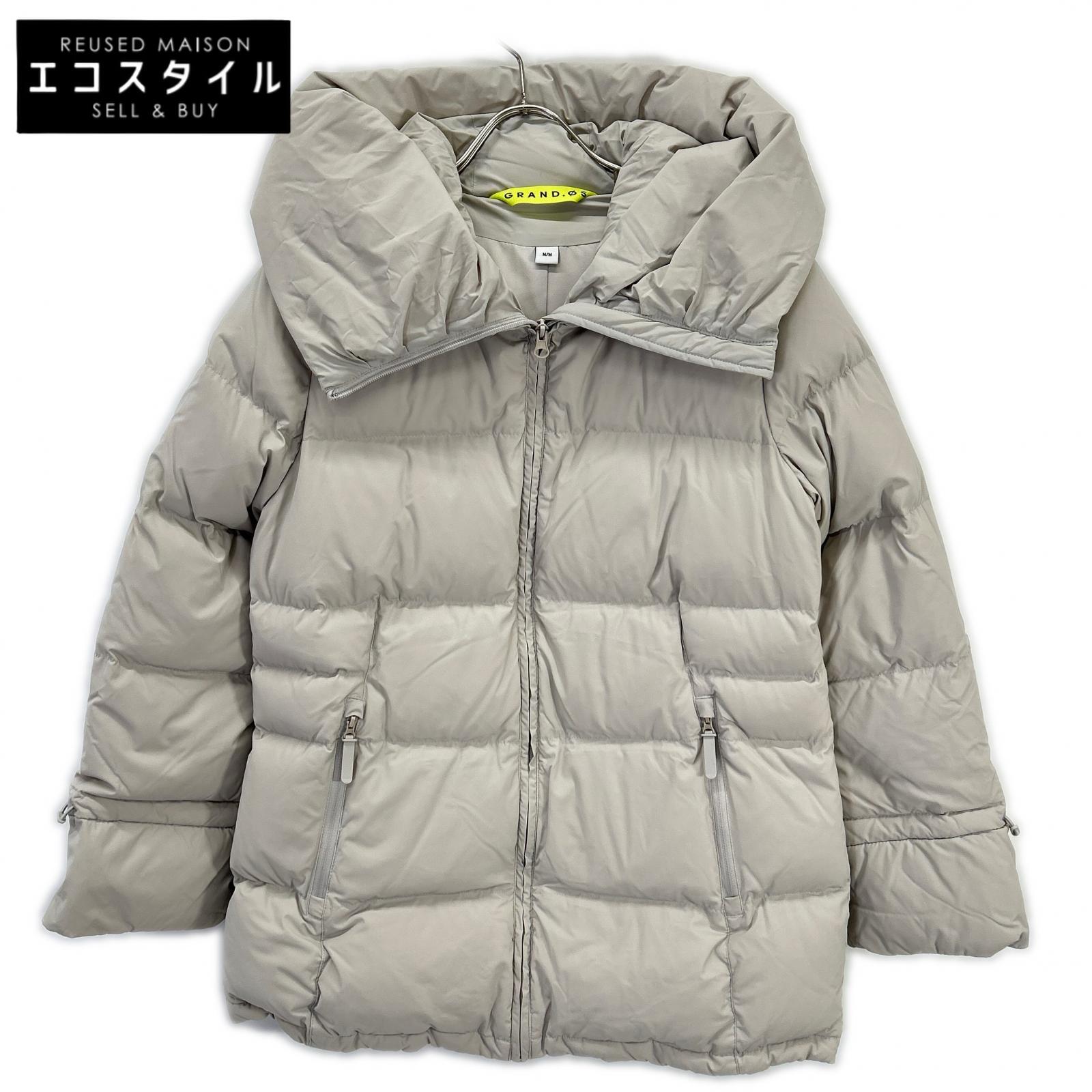 Cole Haan コールハーン T10176 ベージュ GRAND.OS ストレッチ ダウン キルテッド コート ジャケット M ベージュ レディース 【中古】