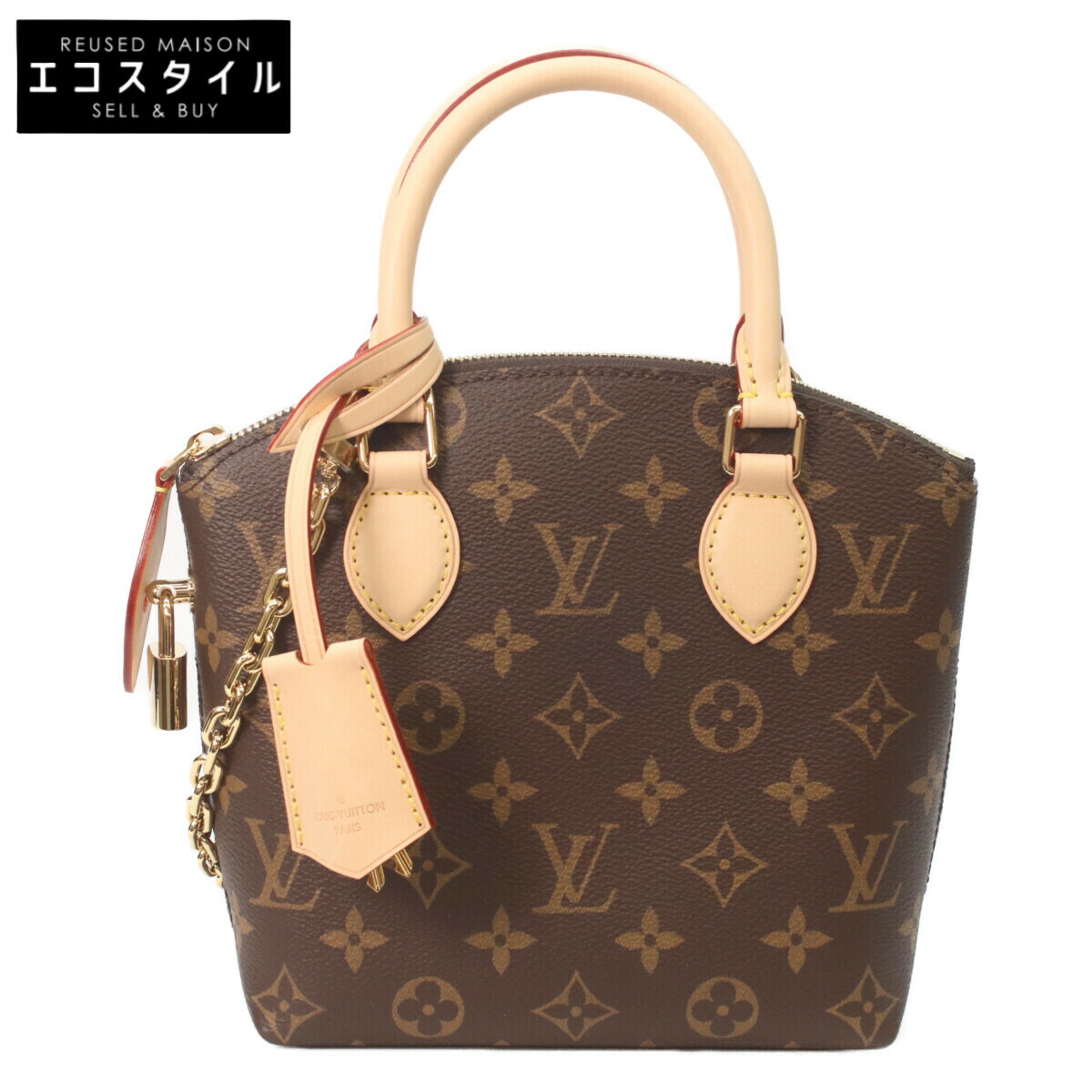 LOUIS VUITTON ルイヴィトン M12019 モノグラム 鍵を掛けるイットBB ハンドバック 赤銅色 レディース RFID（集積回路）【新品負けず劣らず】