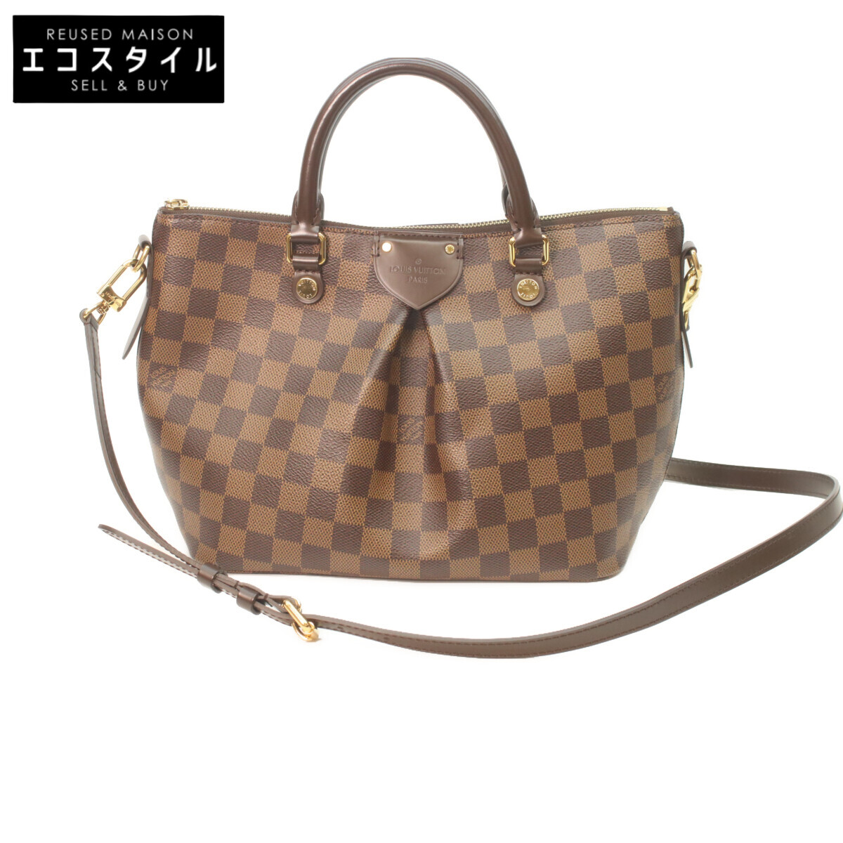 LOUIS VUITTON ルイヴィトン N41545 ﾀﾞﾐｴ ｼｴﾅPM 2WAYハンドバッグ ブラウン レディース 【美品】