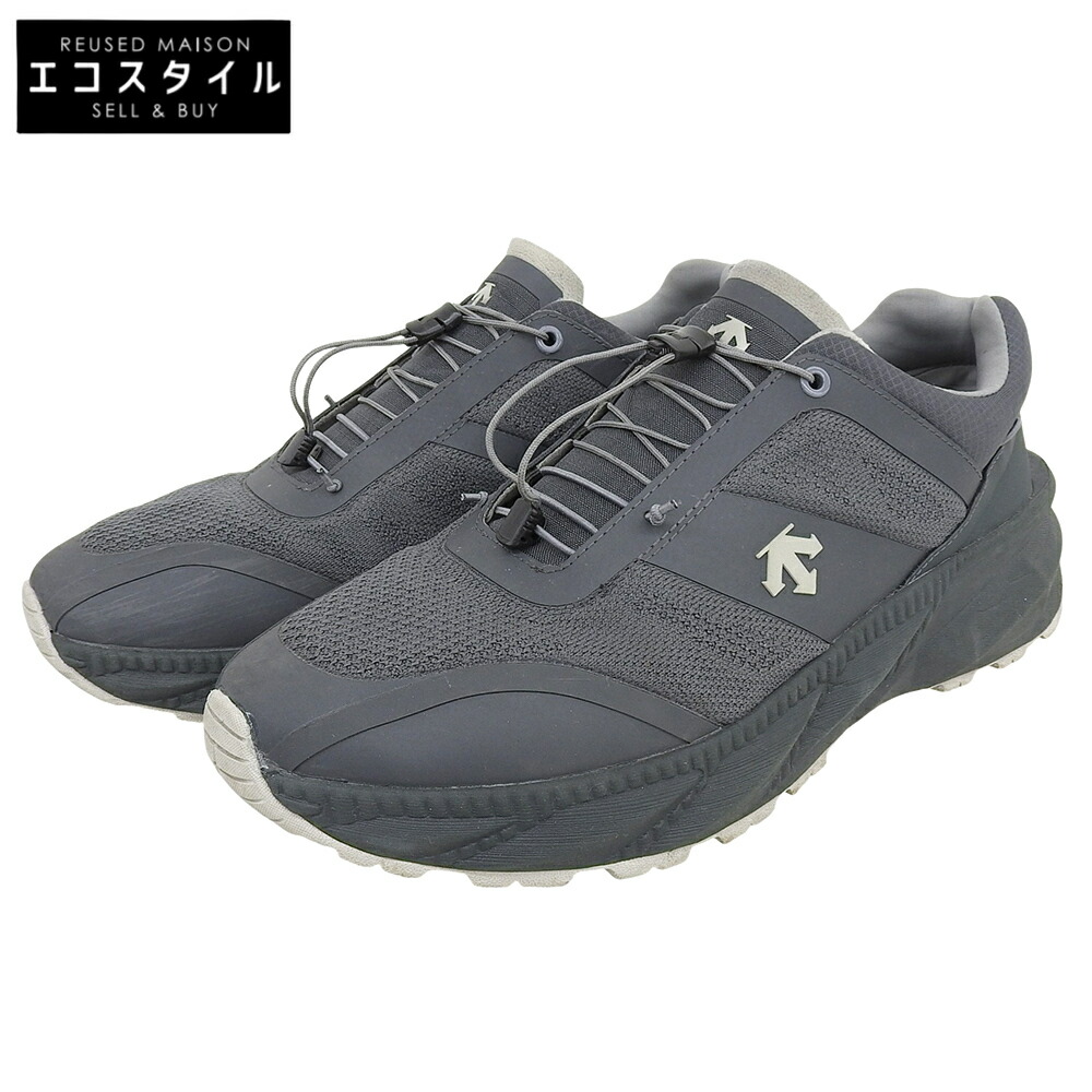 DESCENTE デサント モジュライズV1 メッシュ ローカット テックスニーカー シューズ メンズ グレー 28cm D5313ASN3M シューズ 10(US) グレー メンズ 【中古】