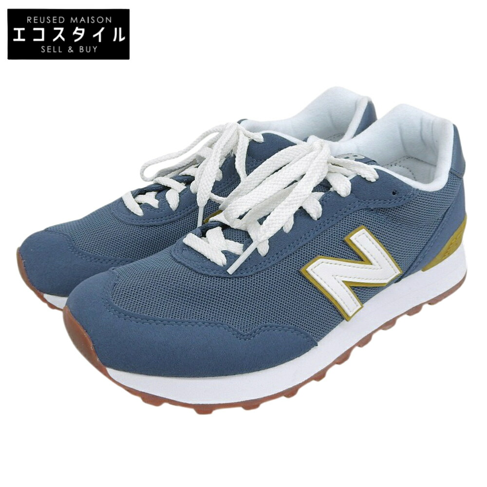 NEW BALANCE ニュー平衡にする 未当て嵌める 515 置き目撥ねのける スニーカー シューズ メンズ 米国海軍 25珊 M5159MN シューズ   7D(US) 米国海軍 メンズ 【中古】