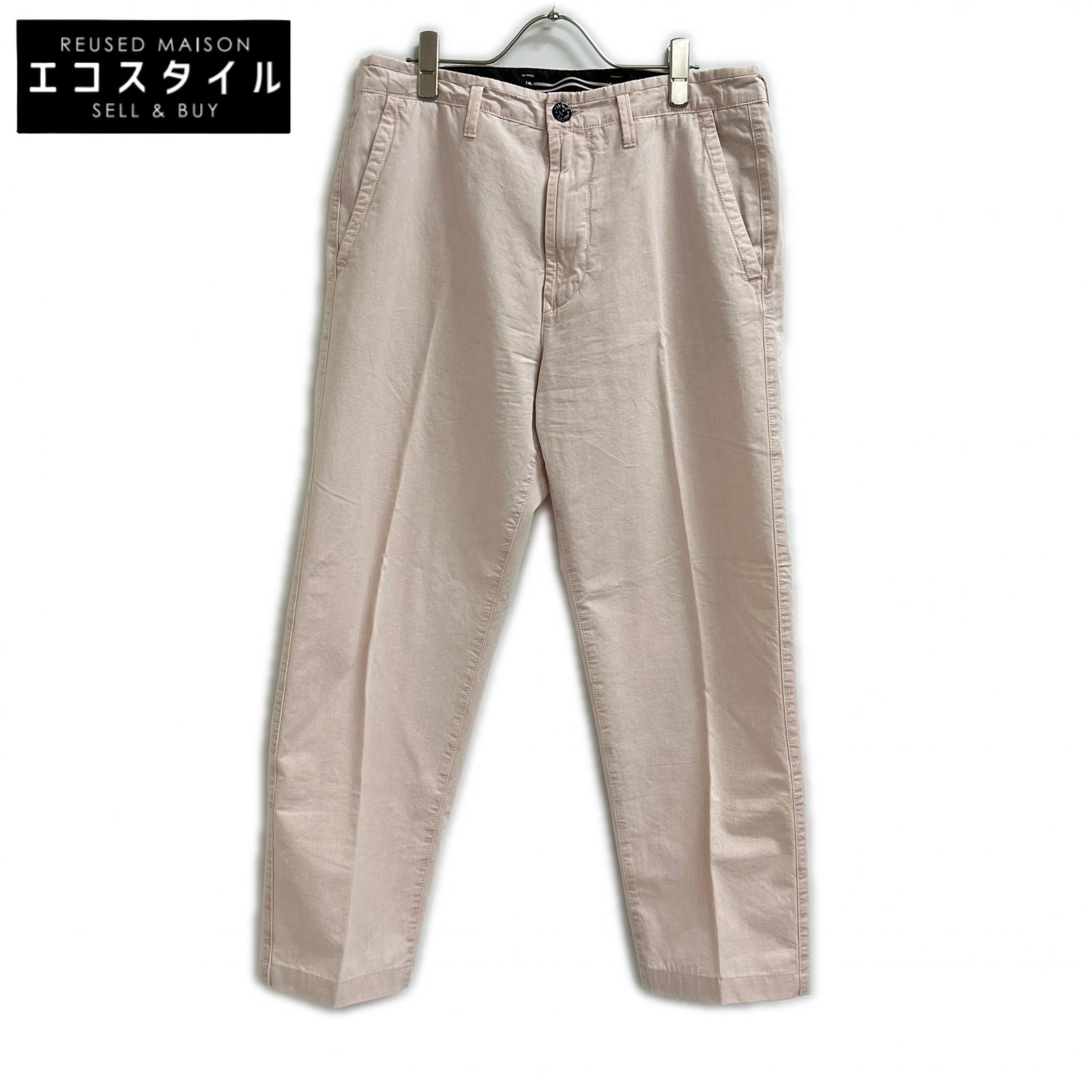 STONE ISLAND ストーンアイランド ﾋﾟﾝｸ ﾛｺﾞﾊﾟｯﾁｳｫｯｼｭﾄﾞﾄﾗｳｻﾞｰﾊﾟﾝﾂ ボトムス W31 ピンク メンズ 【中古】