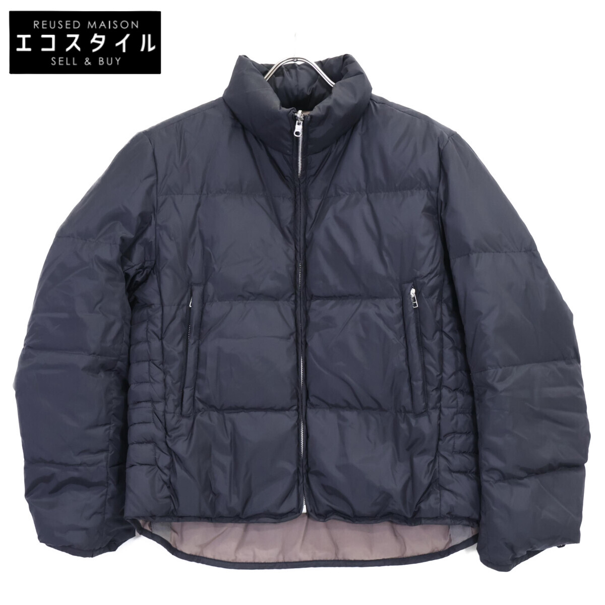 C.P.COMPANY シーピーカンパニー 41184C65 PIUMA d\u0027OCA 黒いこと ナイロン 落ち込む上衣 上衣   46 黒いこと メンズ 【中古】