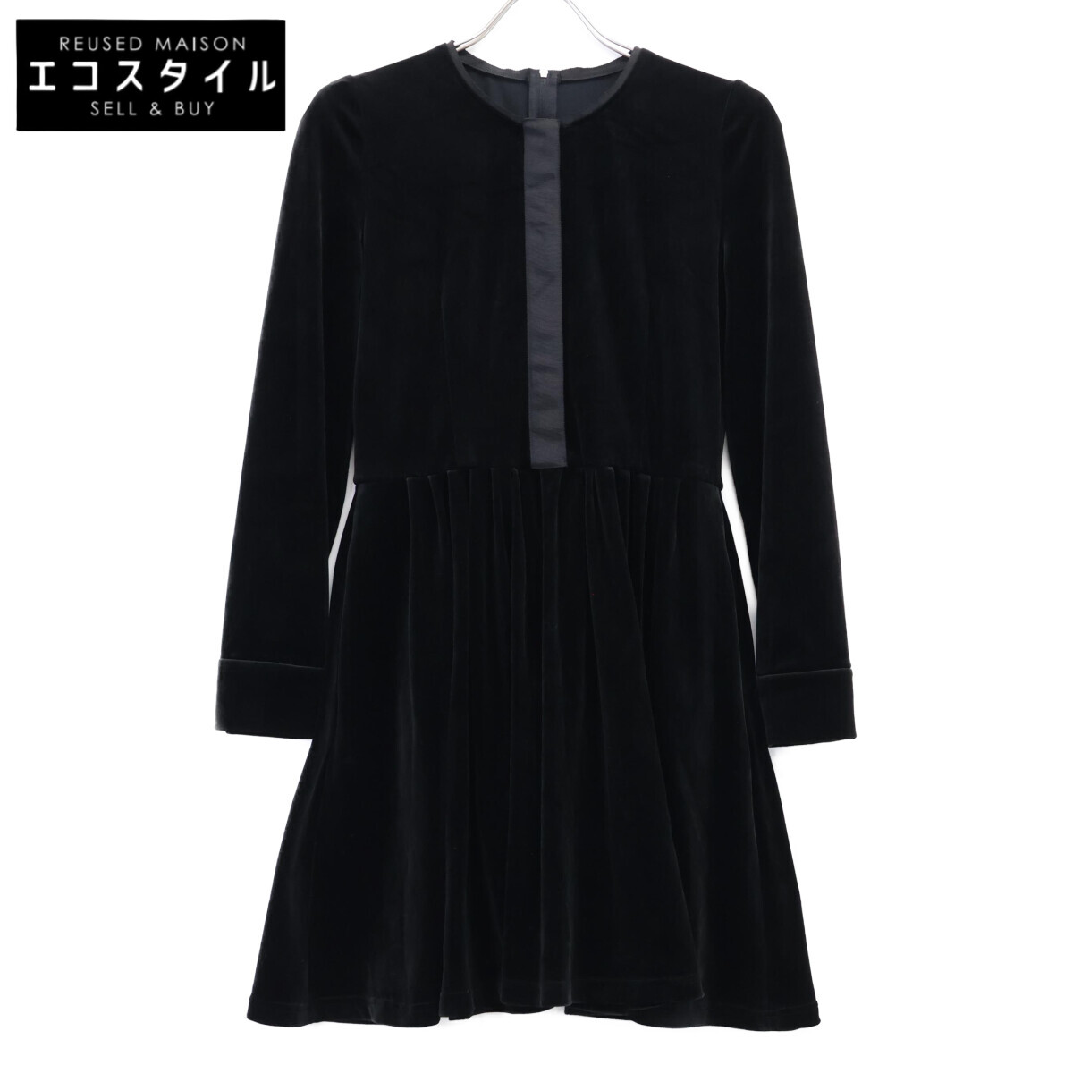 VELOUR NOIR by FOXEY NEWYORK ベロアノワール バイ フォクシーニューヨーク 35321VSOFG101T 天鵞絨 衣装 黒いこと 衣装   40 黒いこと レディース 【中古】