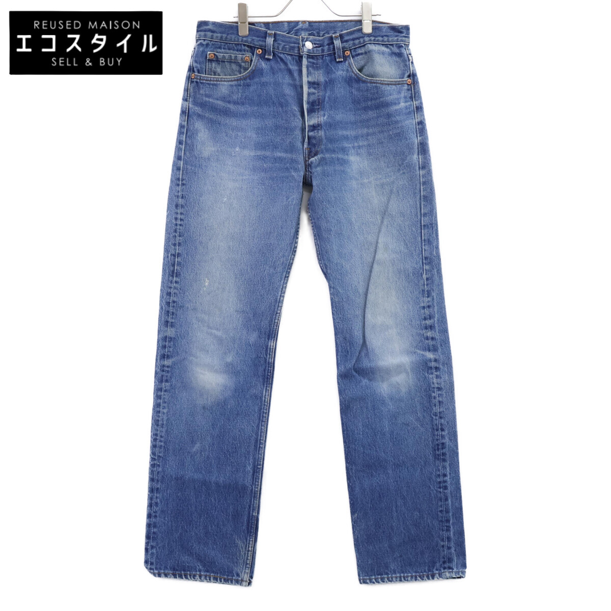LEVI‘S リーヴァイズジーンズ 501xx 91年製 亜米利加製 ﾊﾁﾅﾅ ﾃﾞﾆﾑ ボトムス 36 青色 メンズ 【中古】 メンズファッション-ズボン・パンツ