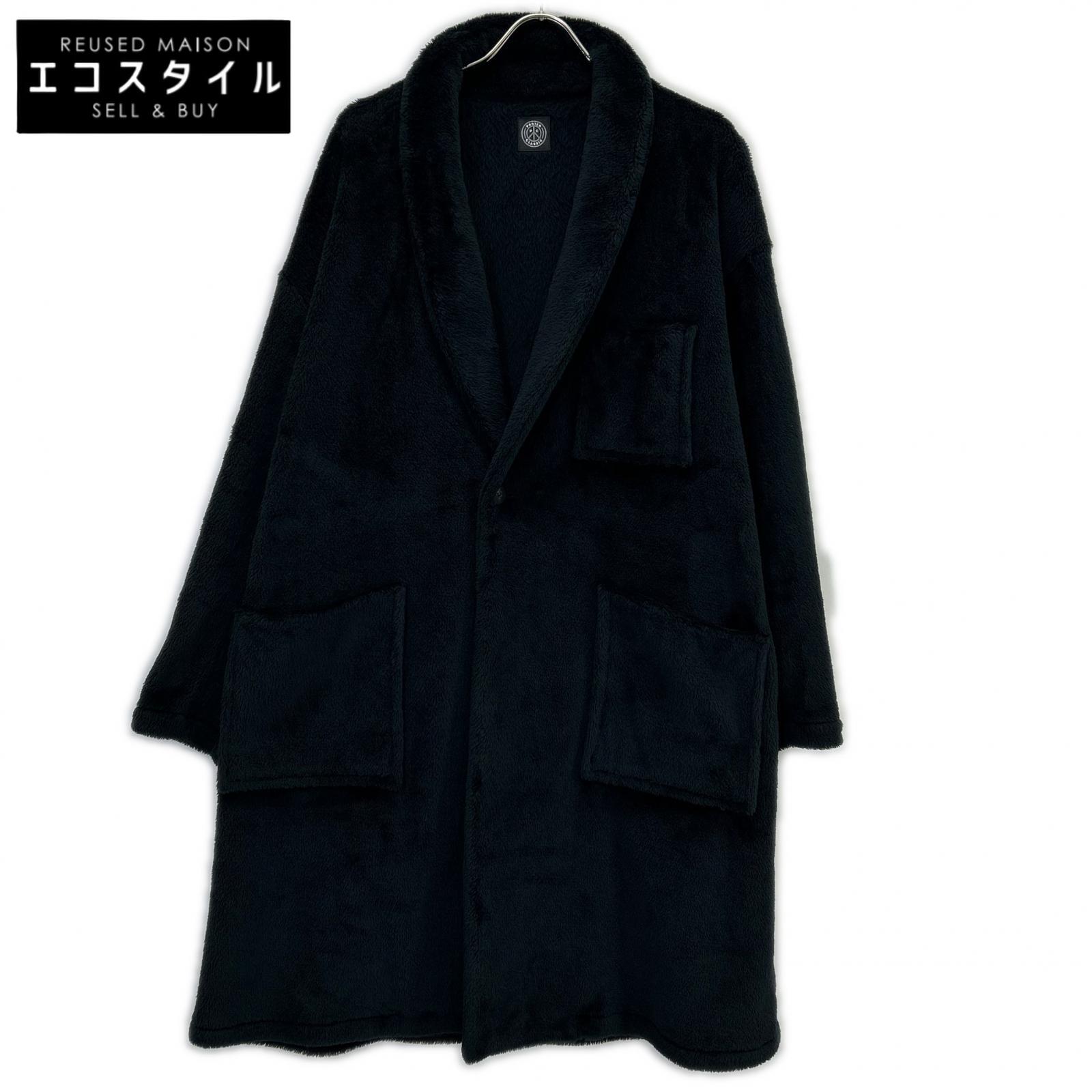 Porter Classic ポータークラシック 23AW ﾌﾞﾗｯｸ HIGH LOFT FLEECE PICASSO COAT/ﾊｲﾛﾌﾄﾌﾘｰｽﾋﾟｶｿｺｰﾄ コート 3 ブラック メンズ 【中古】