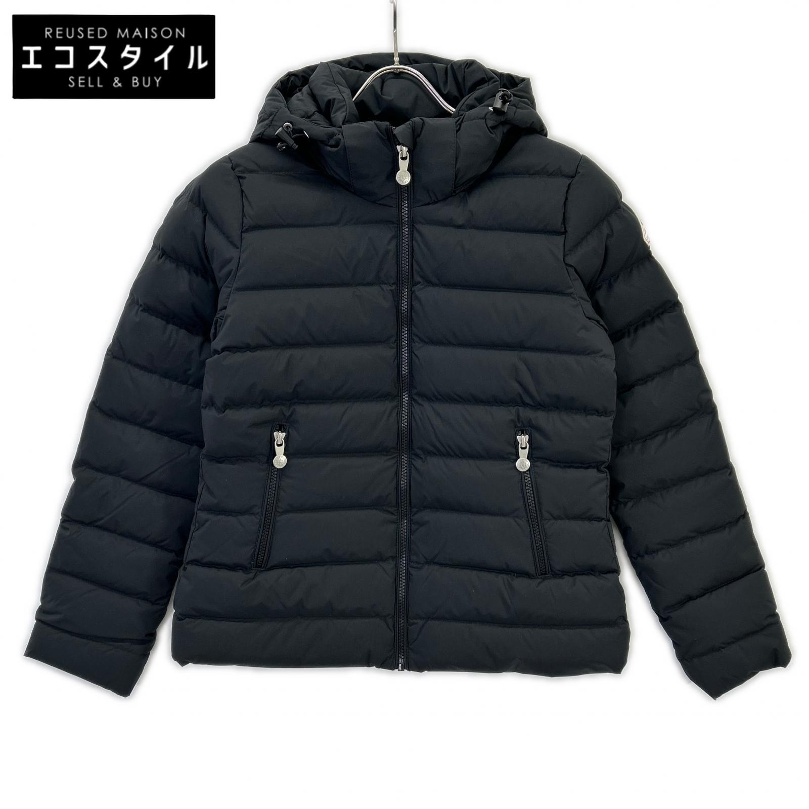 PYRENEX ピレネックス W23PJ1 BELFORT 2 黒いこと ロゴタイプ紋章 フーデッド 落ちこむ上衣 上衣   36 黒いこと レディース 【中古】
