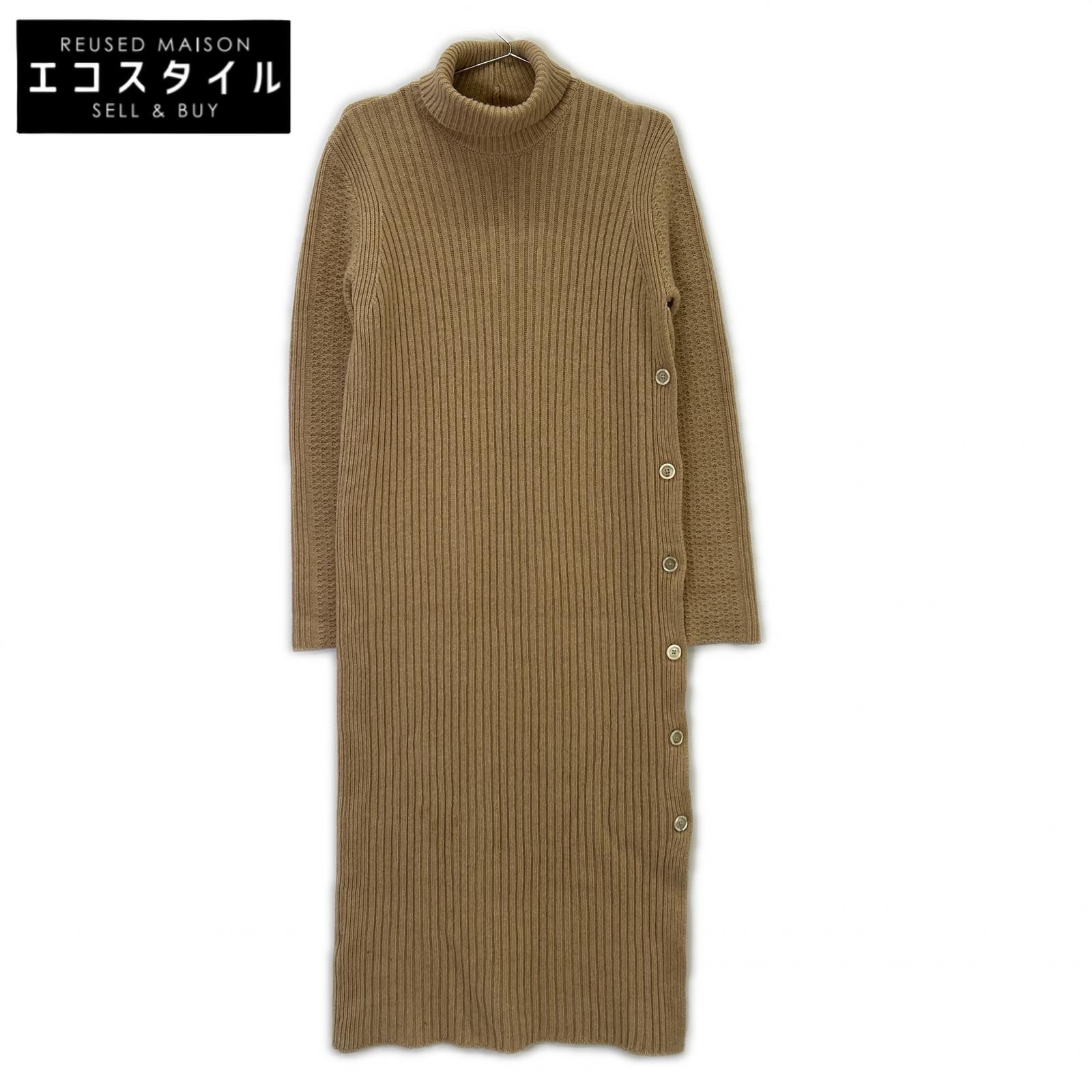 MARNI マルニ 赤銅色 タートルネック 編み物衣裳  ABMD0035M0FH593 衣裳   34 赤銅色 レディース 【中古】