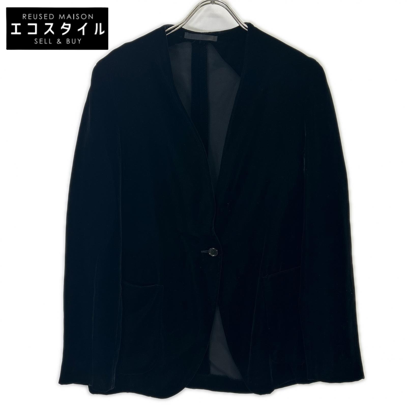 CARUSO カルーゾ 32-07-04-07010 黒いこと 否色合い 1B天鵞絨上衣 上衣   黒いこと レディース 【中古】