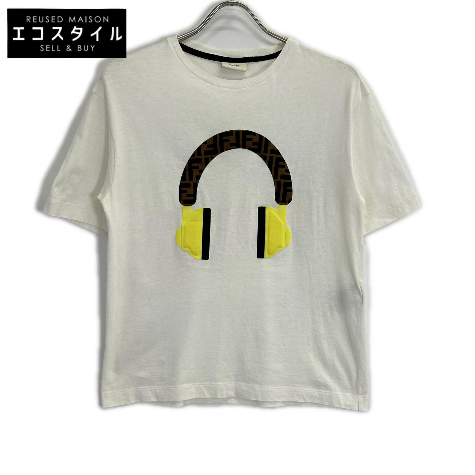 FENDI フェンディ JUI010 白いこと ズッカ 受話器青写真 プルオーバー トップス   12+ 白いこと レディース 【中古】