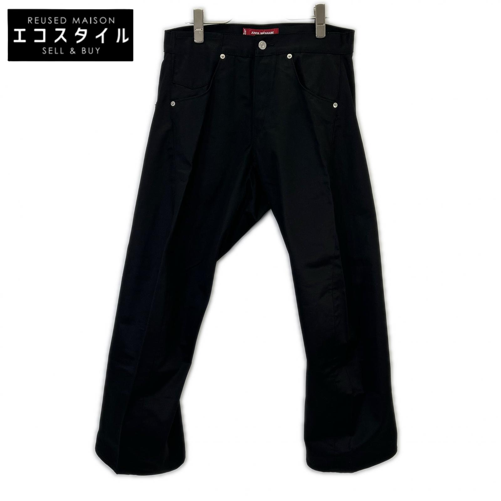 eYe JUNYA WATANABE MAN 目玉 ジュンヤ ワタナベ マン ×リーヴァイズジーンズ WJ-P903 黒いこと ズボン下 ボトムス   XS 黒いこと メンズ 【中古】