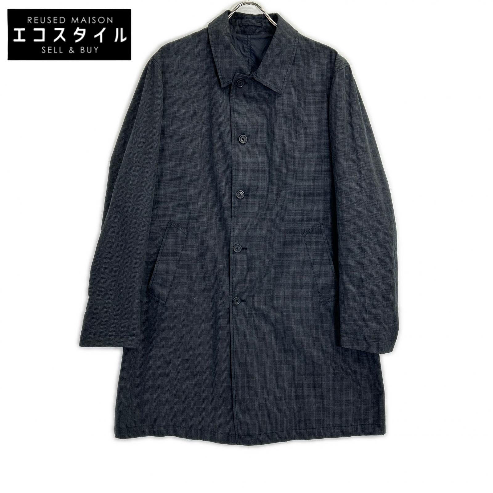 LARDINI ラルディーニ ｸﾞﾚｰ SRVR6F ﾘﾊﾞｰｼﾌﾞﾙ ｽﾃﾝｶﾗｰｺｰﾄ コート 50 グレー メンズ 【中古】